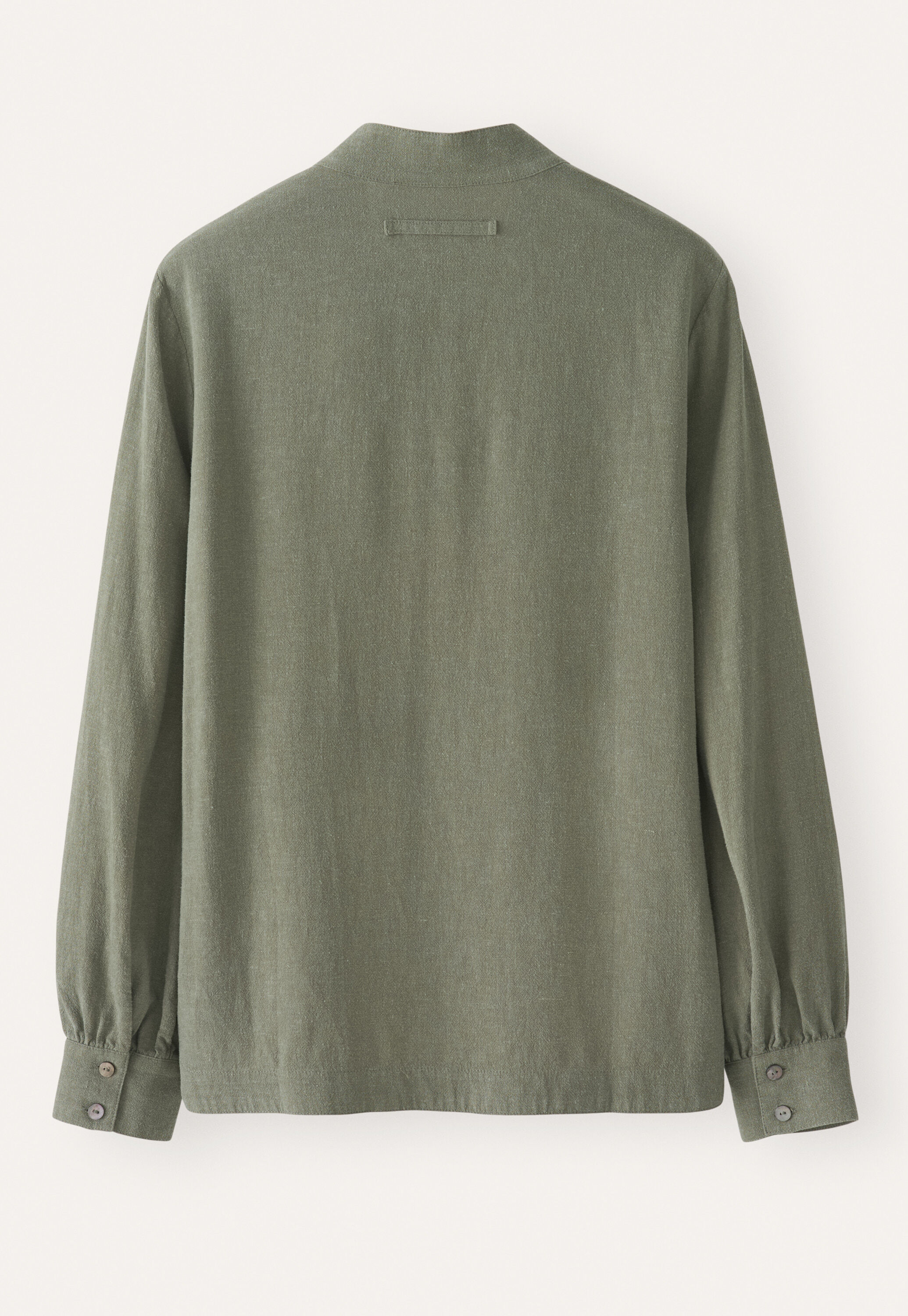 Bluse mit Trichterkragen
