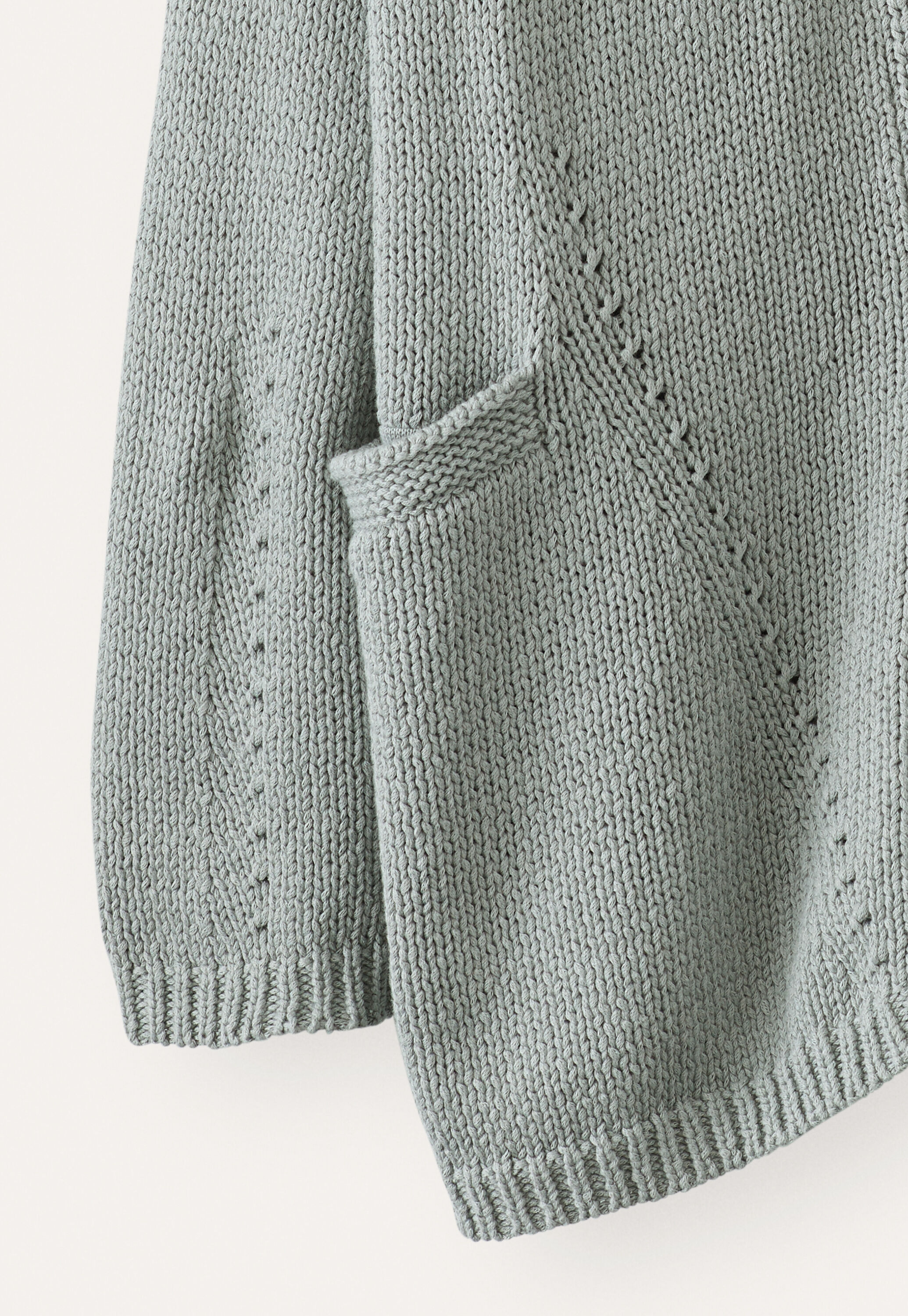 Trichterkragen-Cardigan