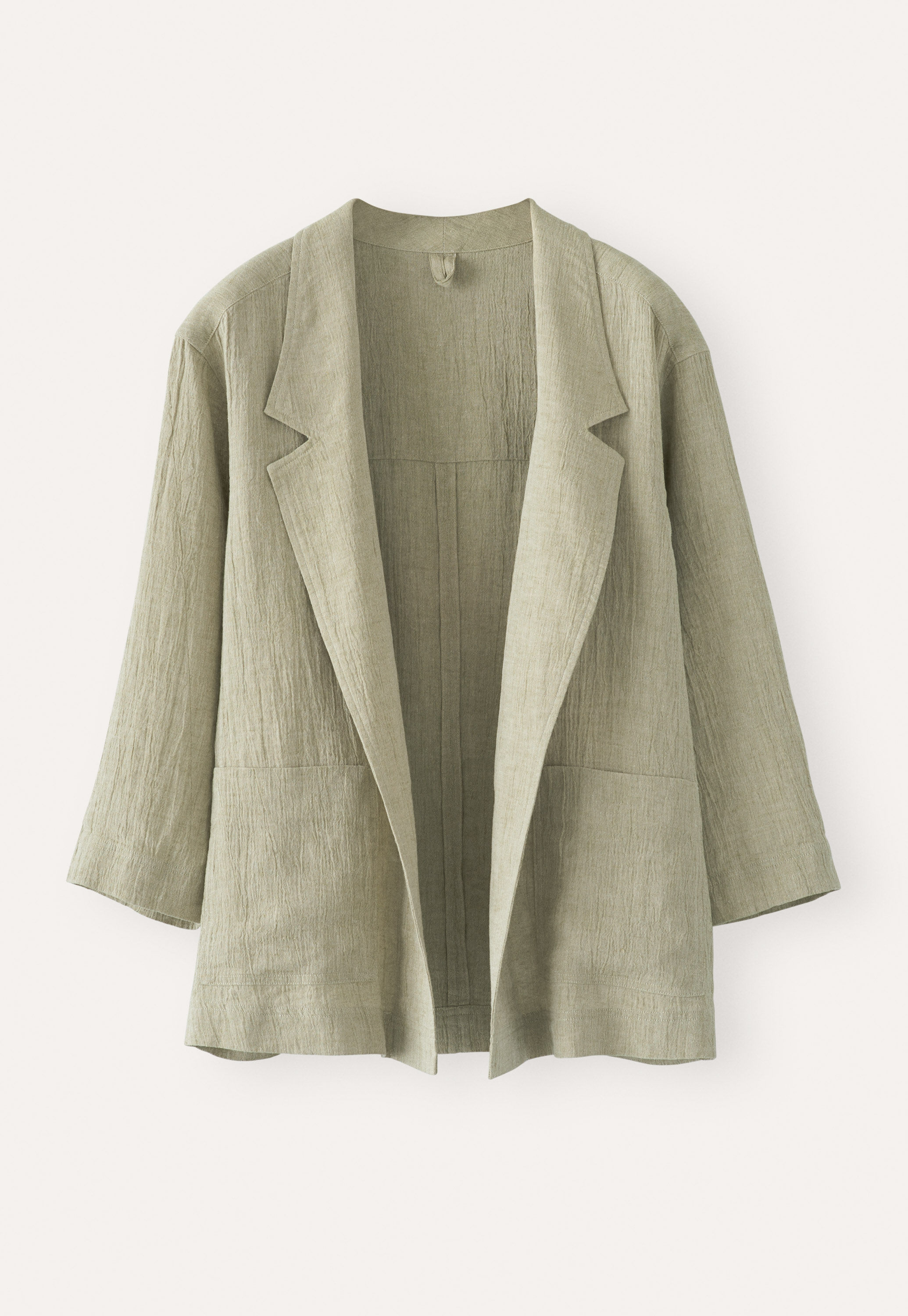 Verschlusslose Jacke