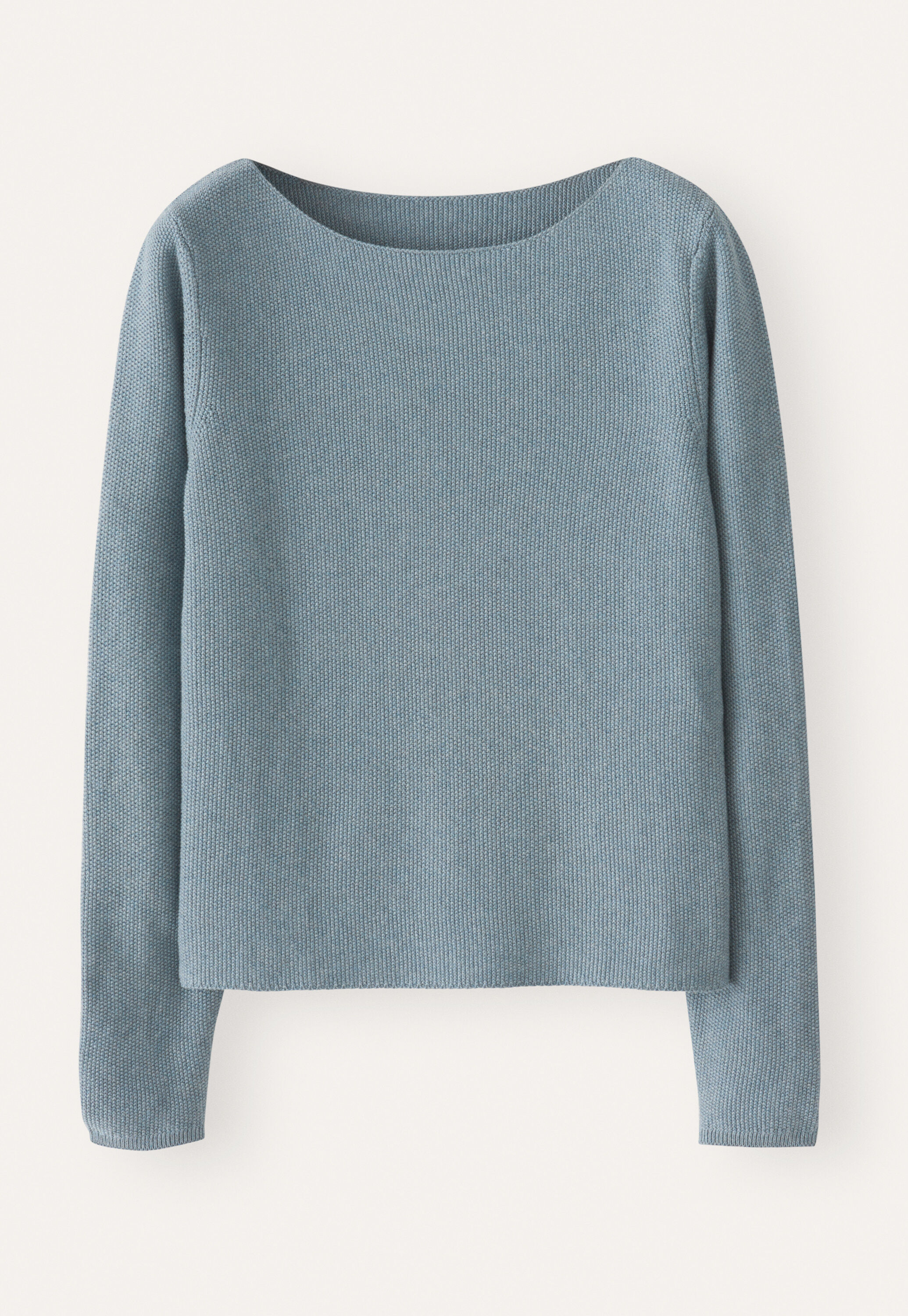 Pullover mit U-Boot-Ausschnitt