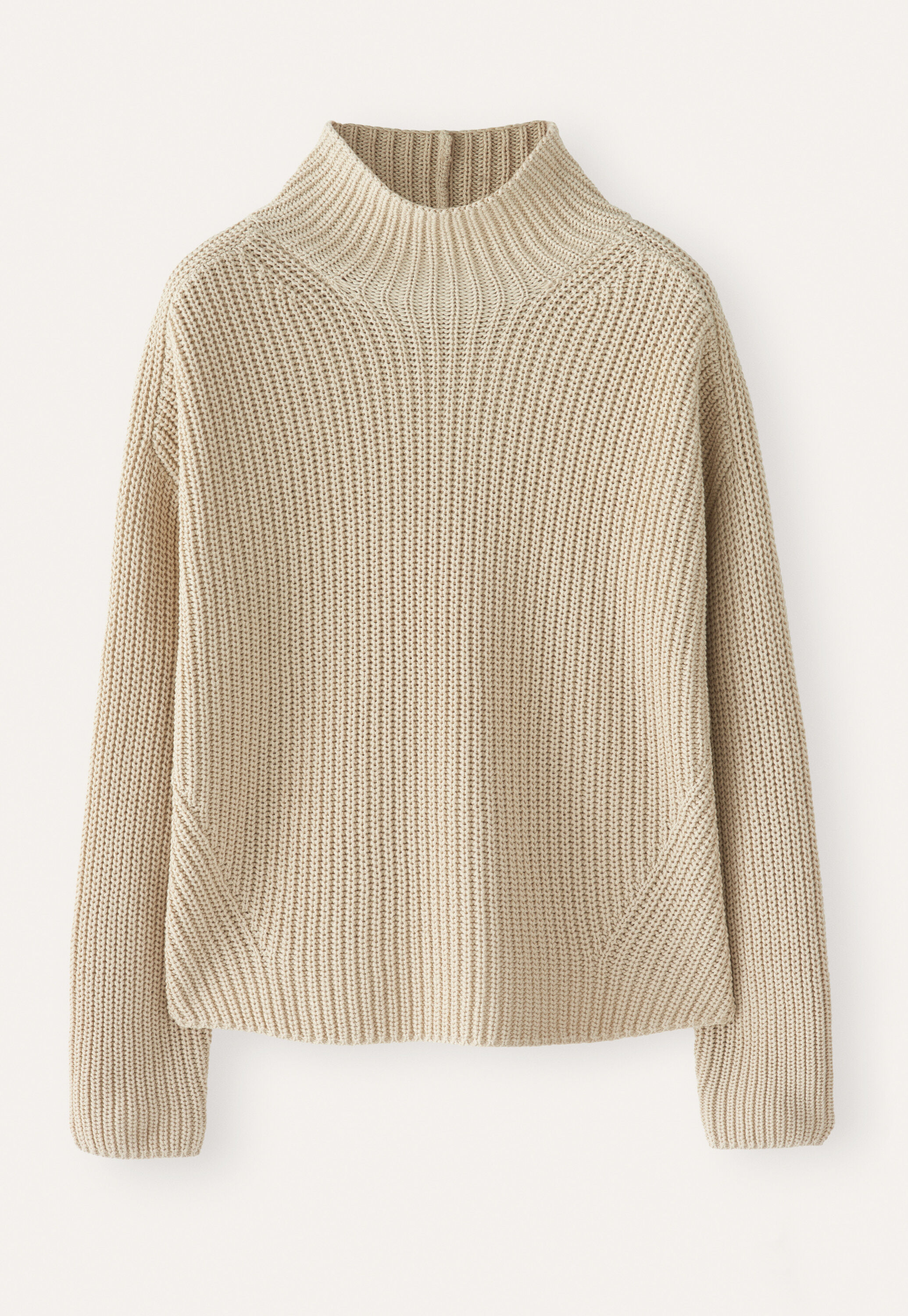Pullover mit Trichterkragen