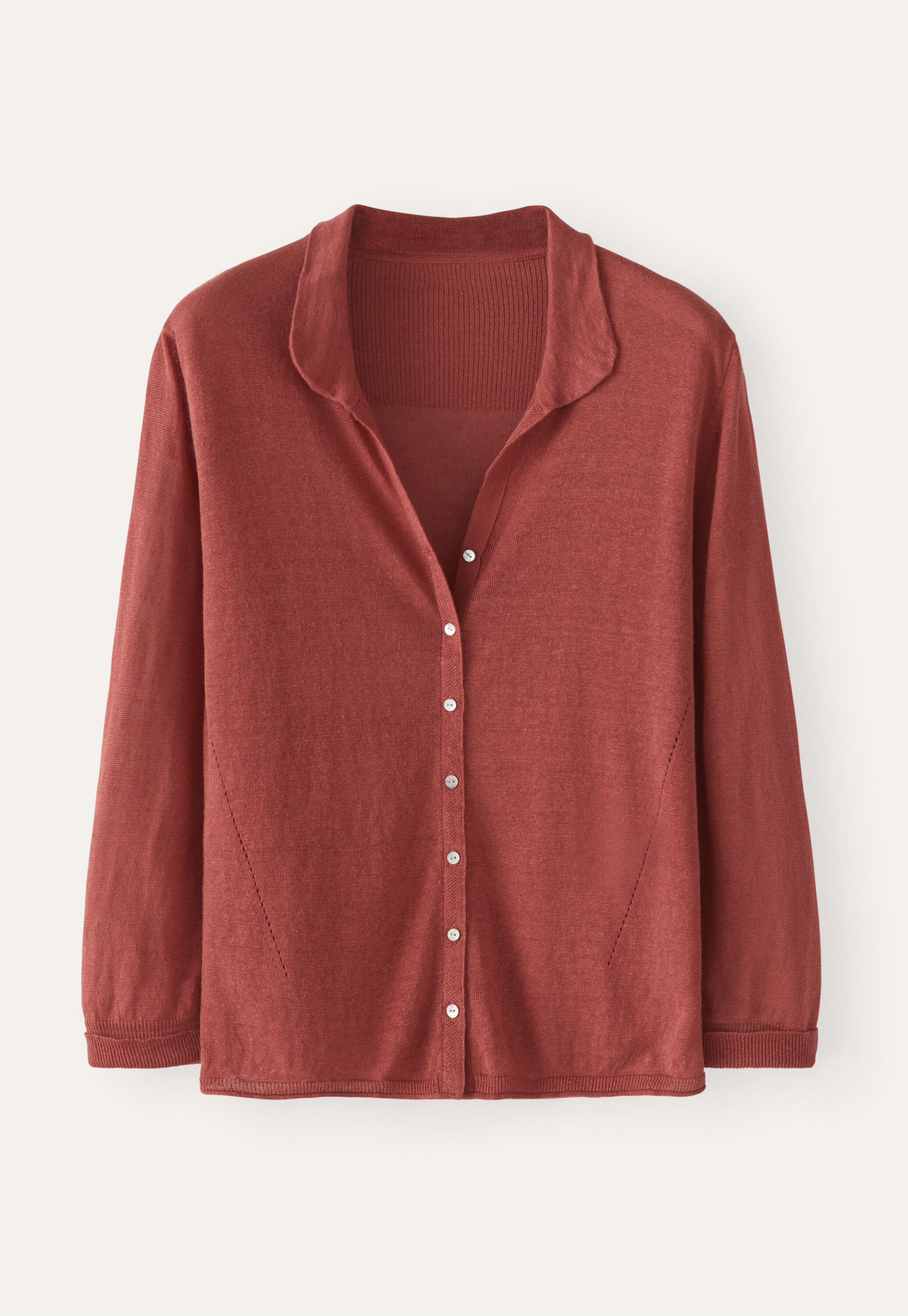 Cardigan mit Kragen
