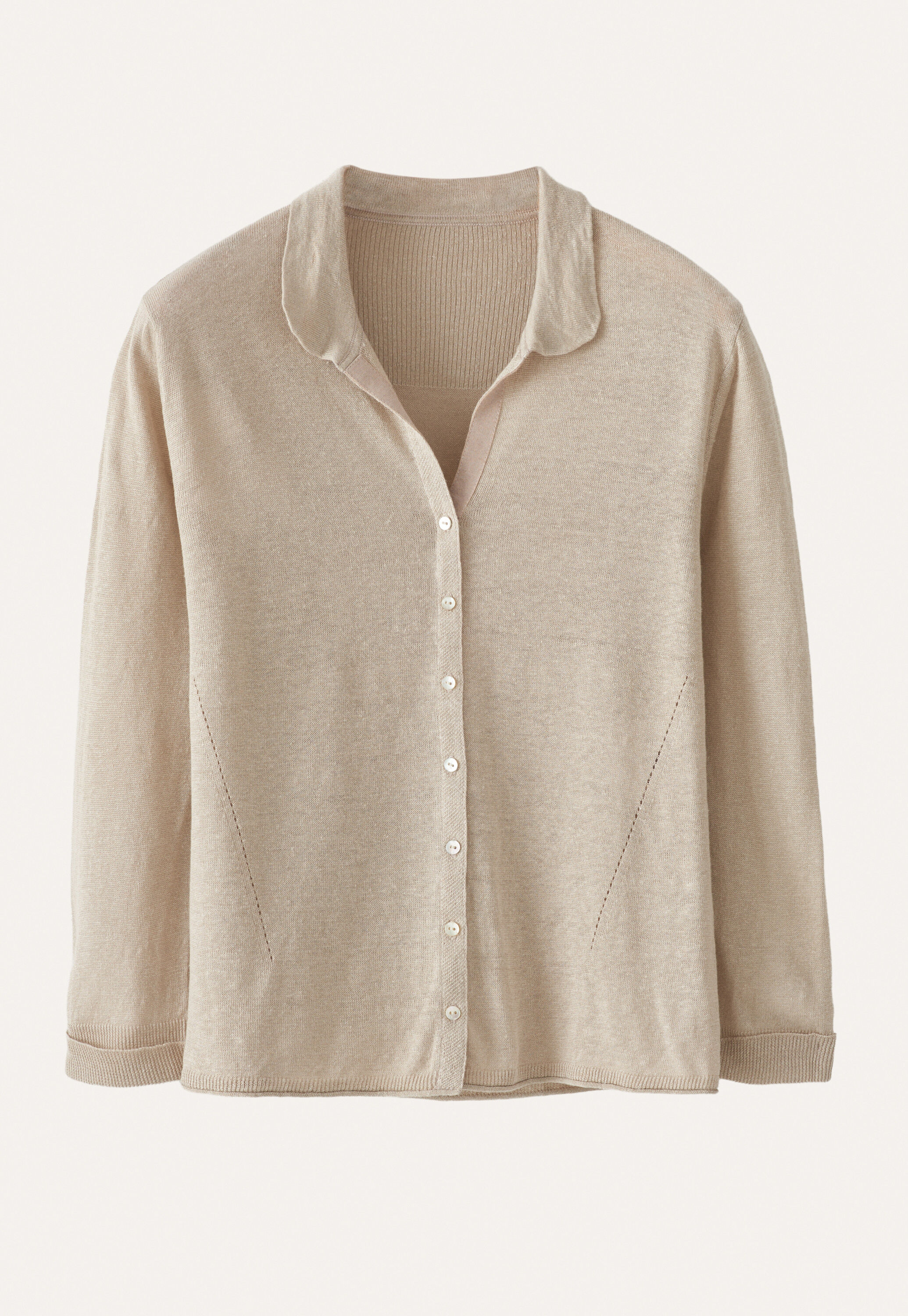 Cardigan mit Kragen