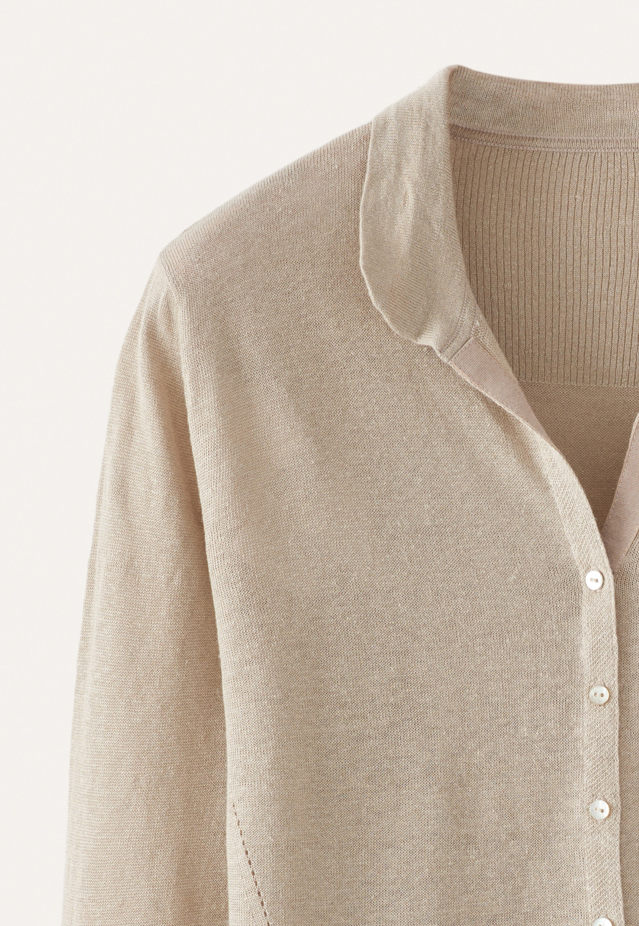 Cardigan mit Kragen