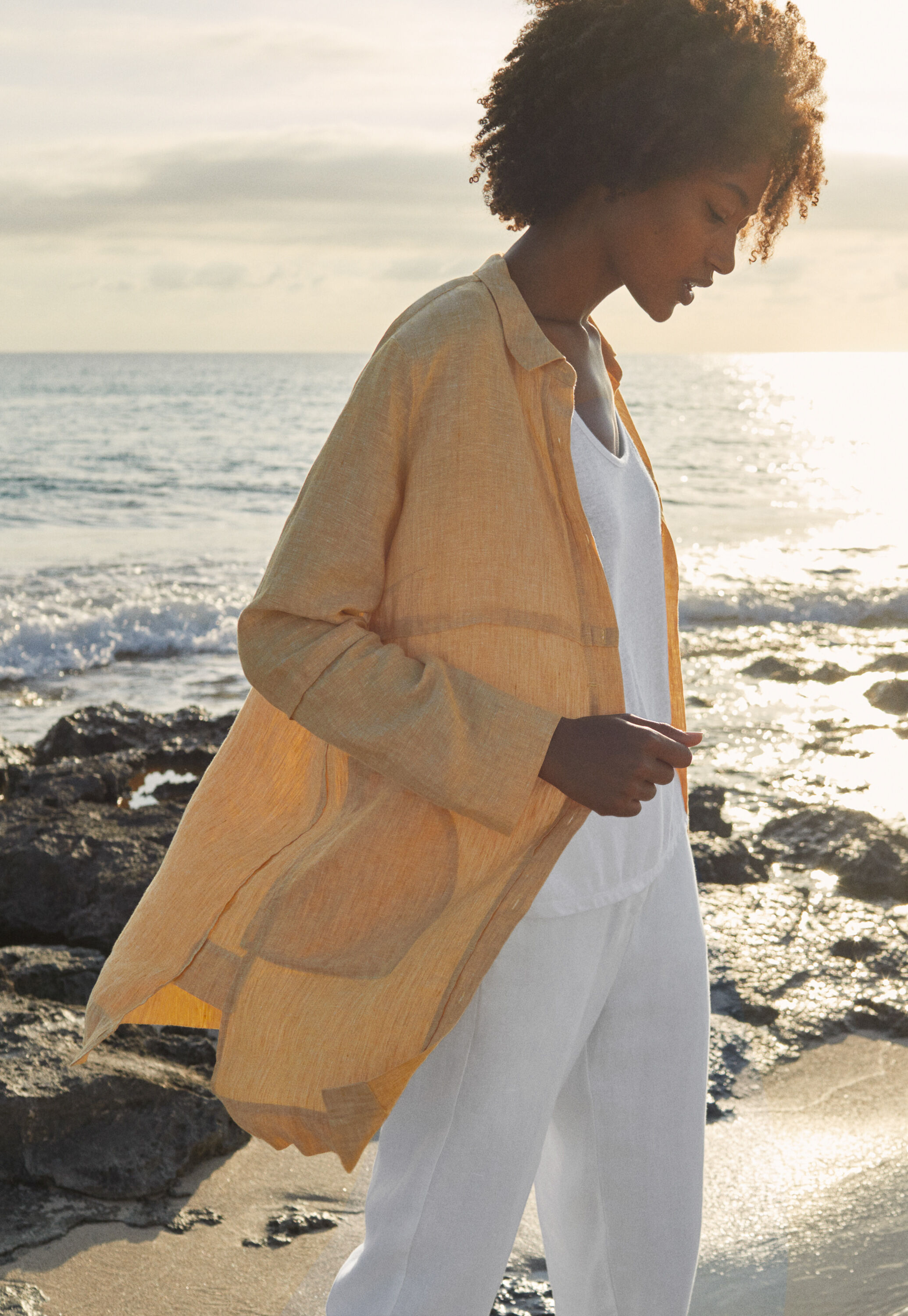 Lange Bluse