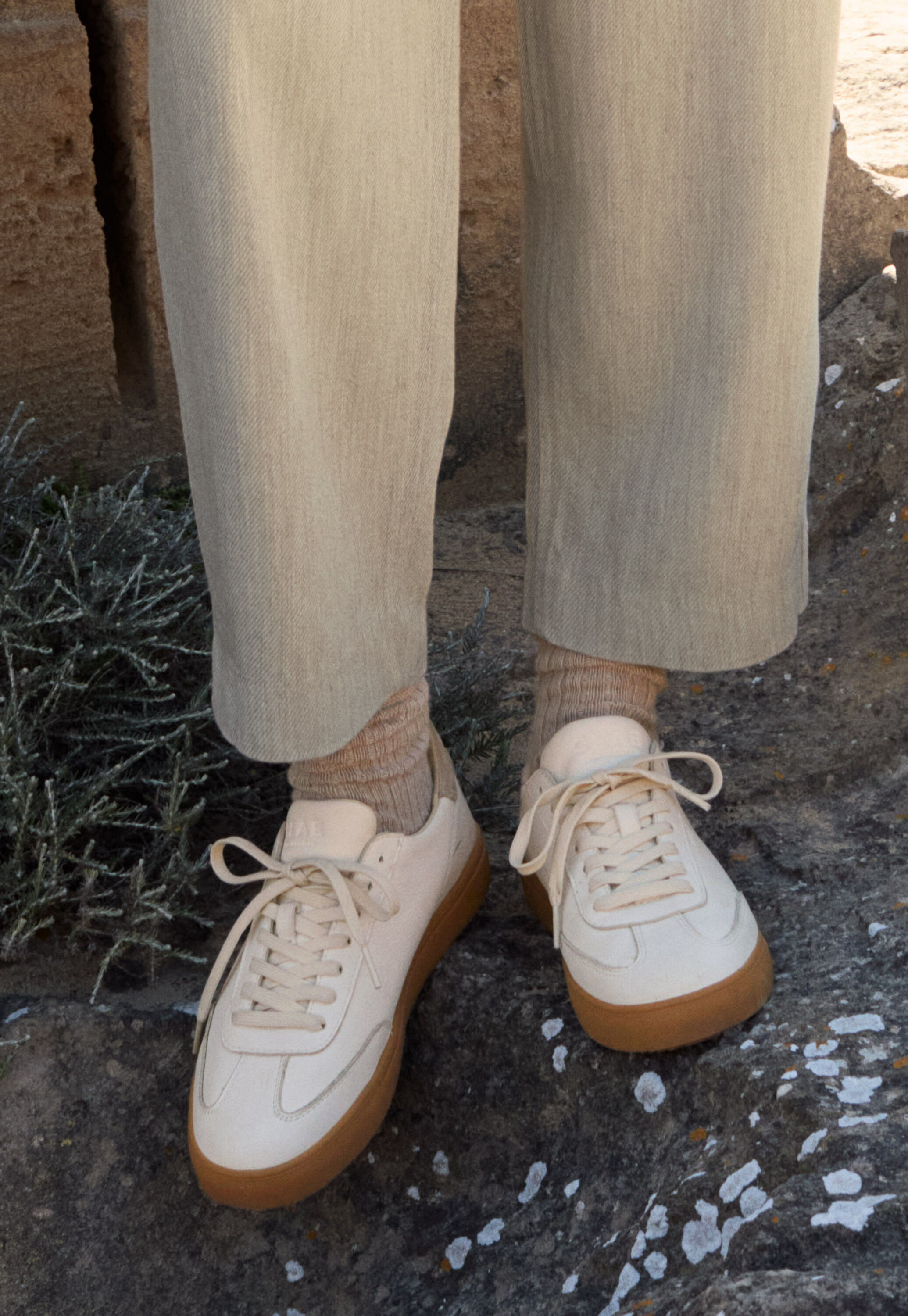 Gerippte Socken