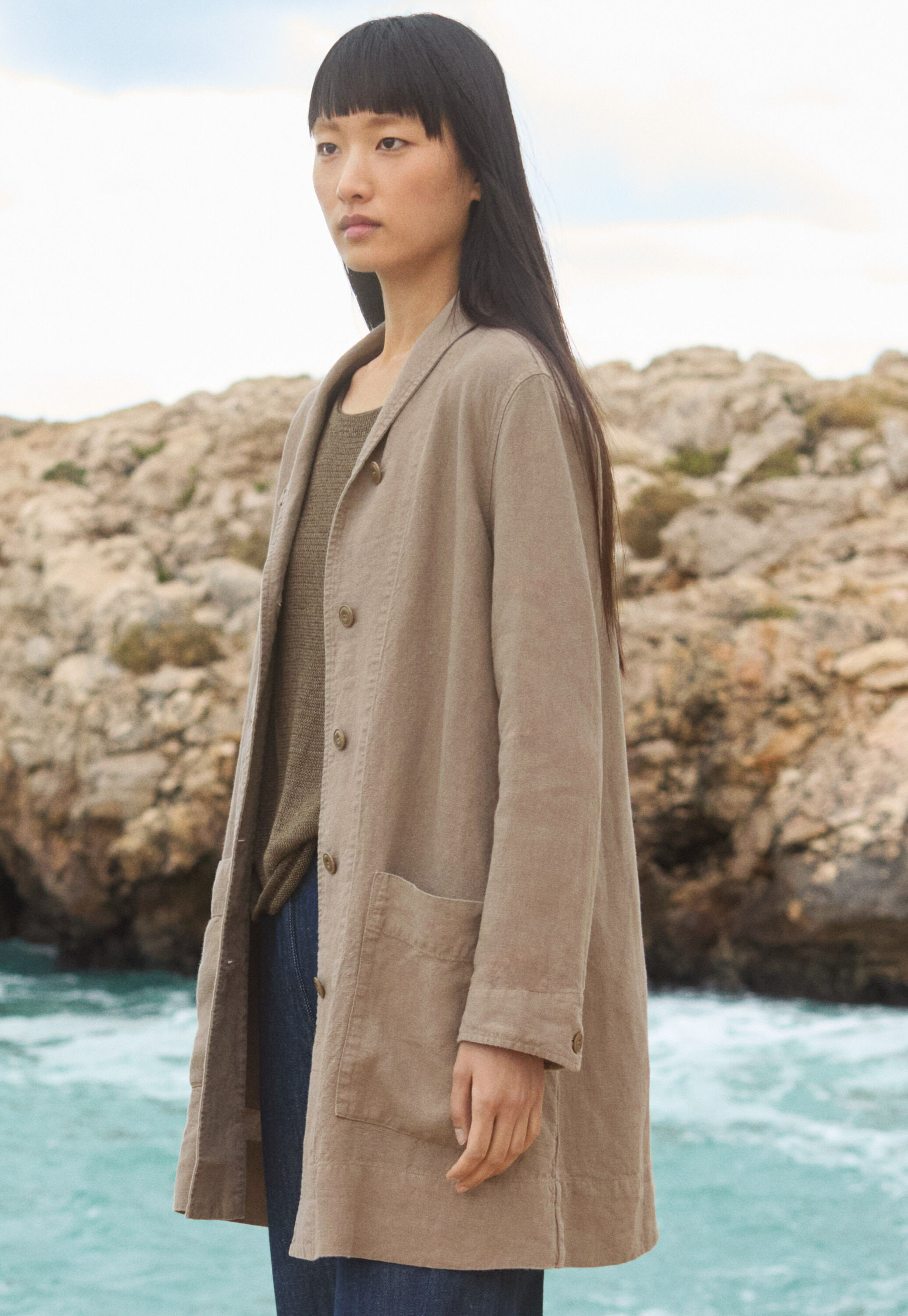 Lange Jacke