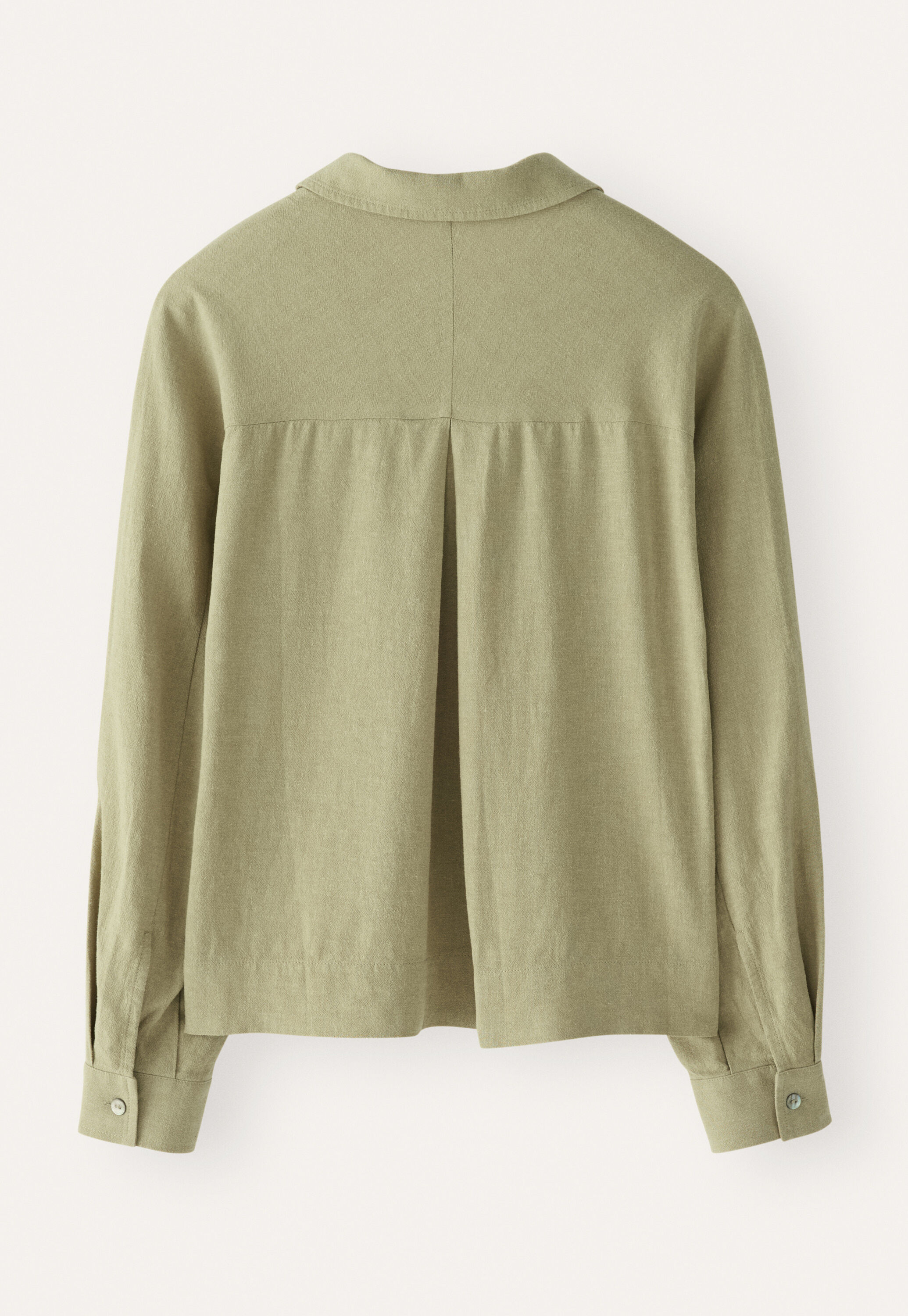 Bluse mit geschwungenen &Auml;rmeln