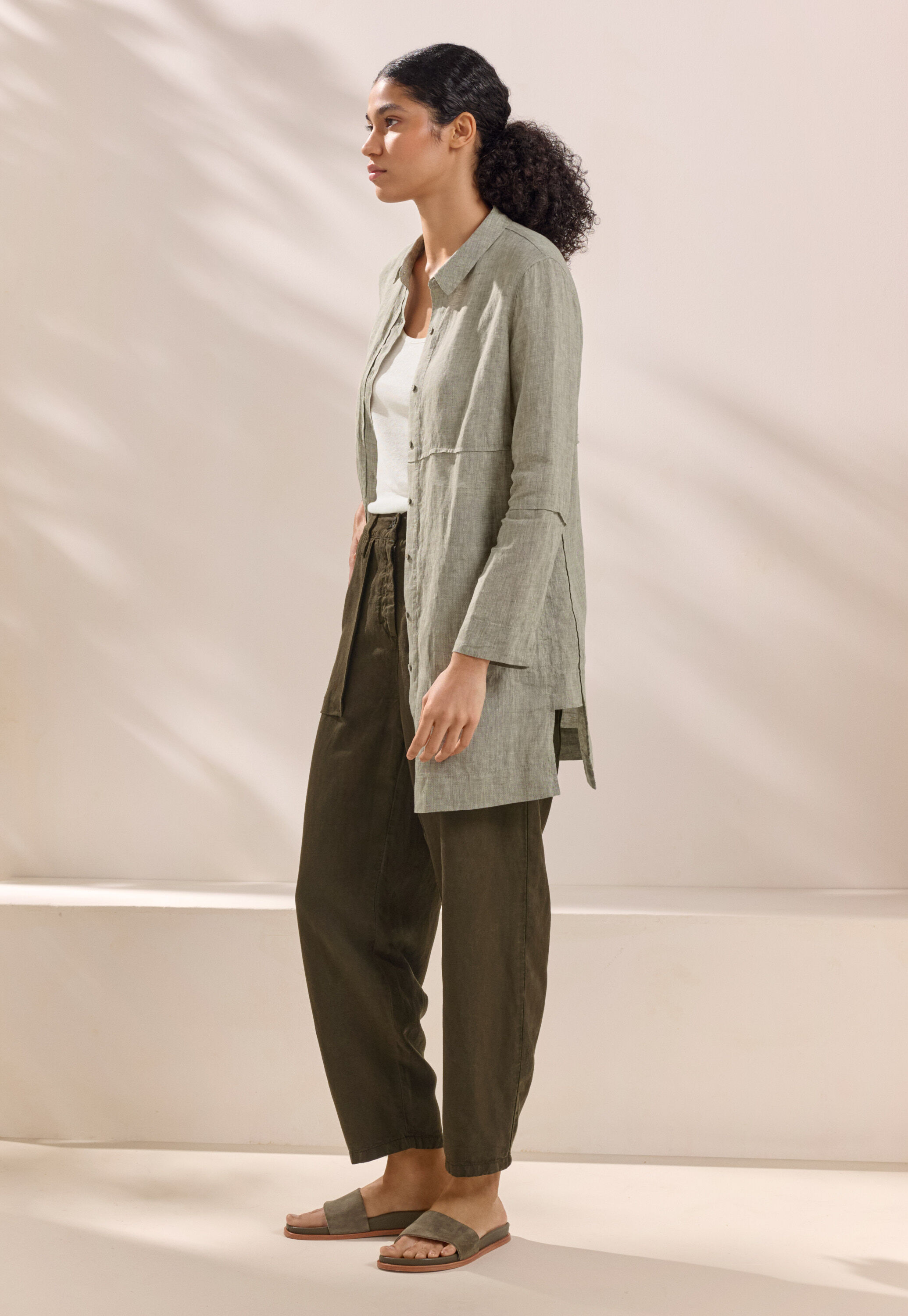 Lange Bluse