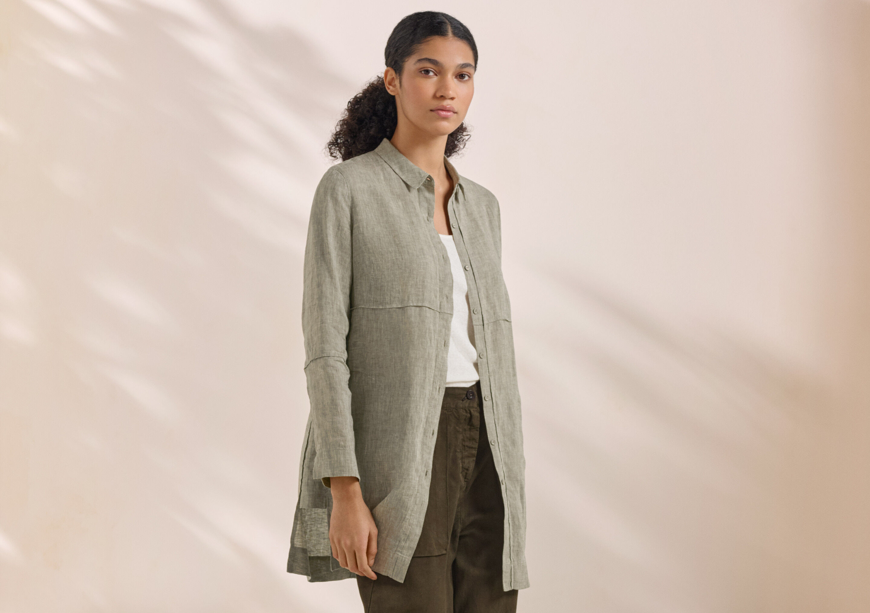 Lange Bluse