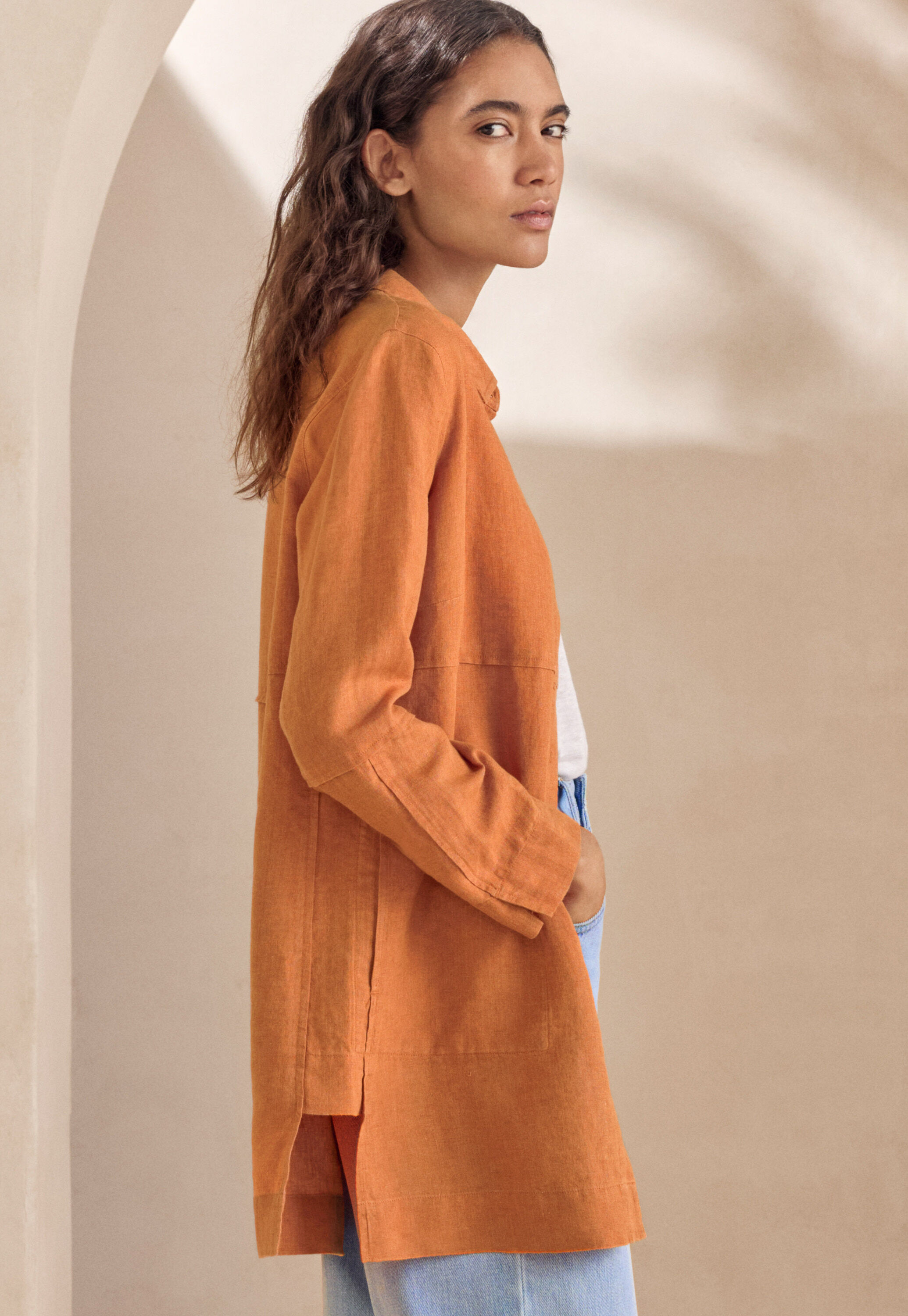 Lange Bluse