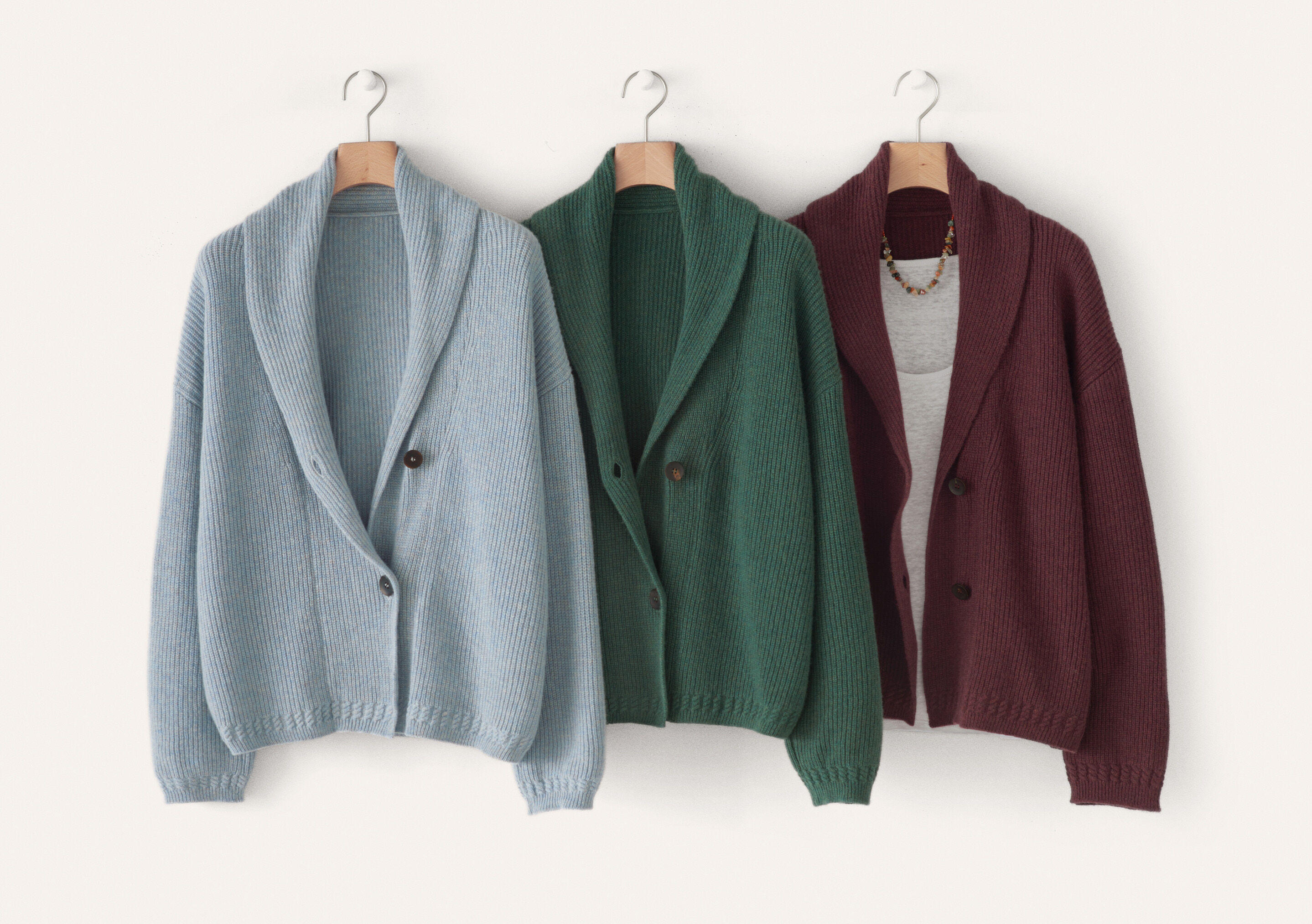 Cardigan mit Schalkragen