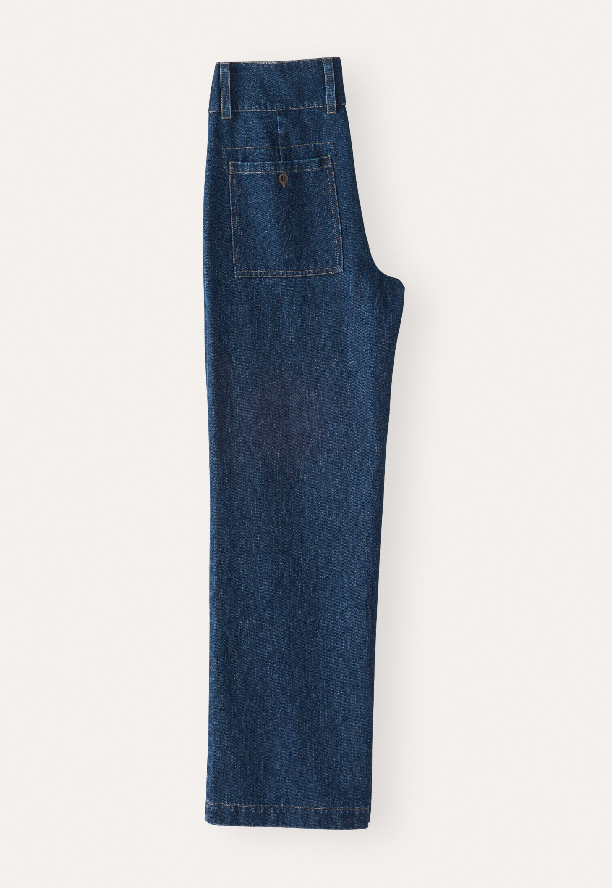Indigo-Hose, Dunkles Denimblau, large