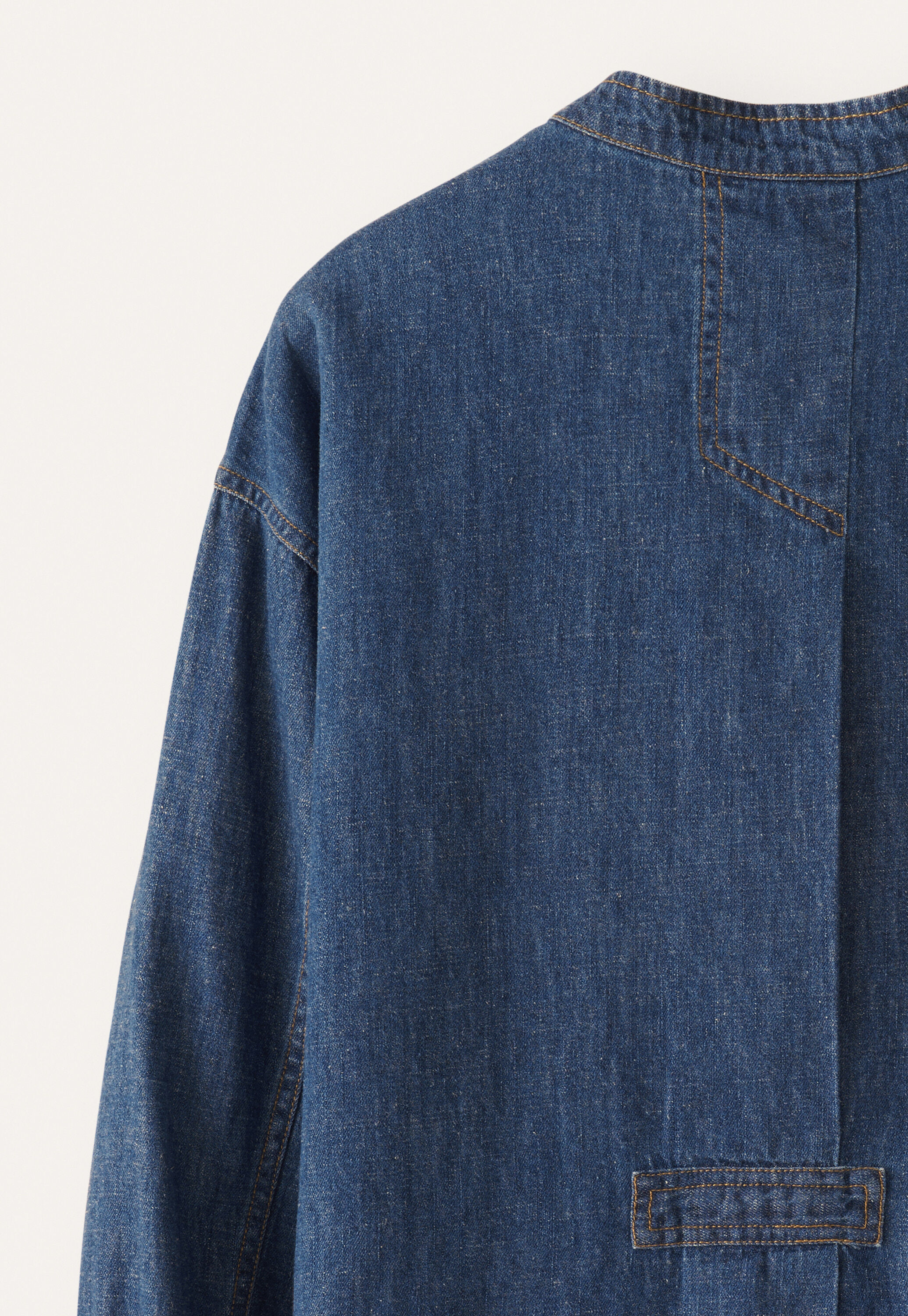 Indigo-Overshirt, Dunkles Denimblau, large