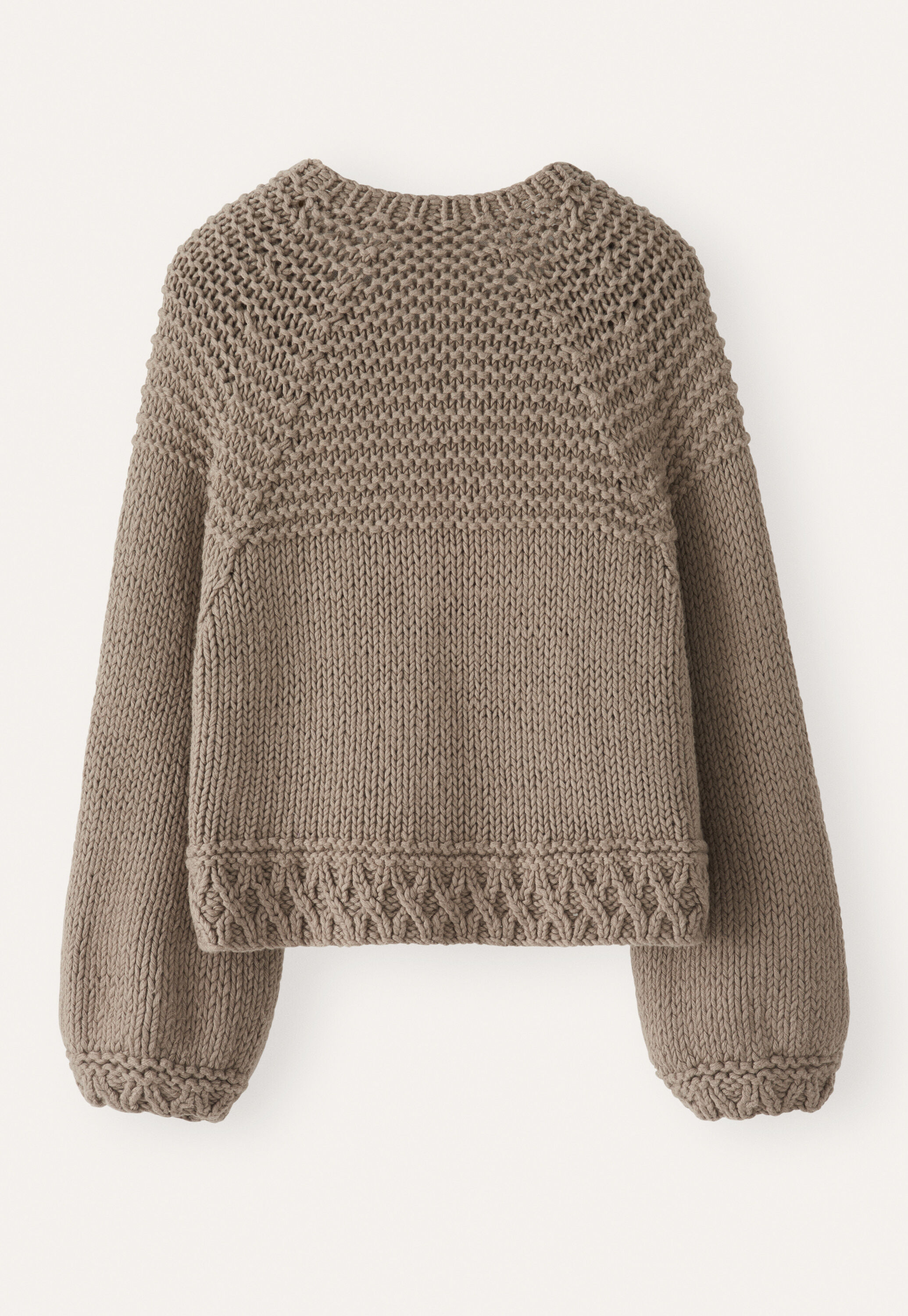 Handgestrickter Cardigan