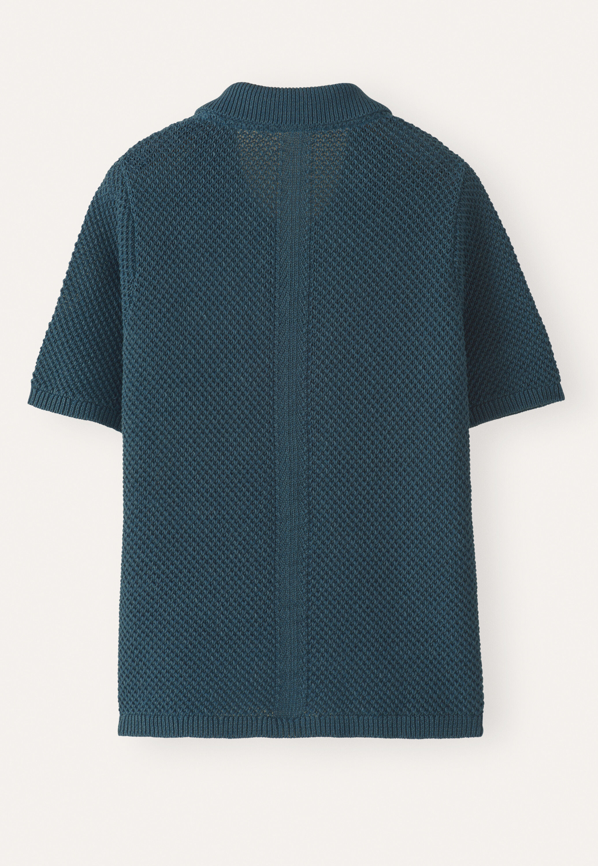 Cardigan mit Kragen im Perlmuster
