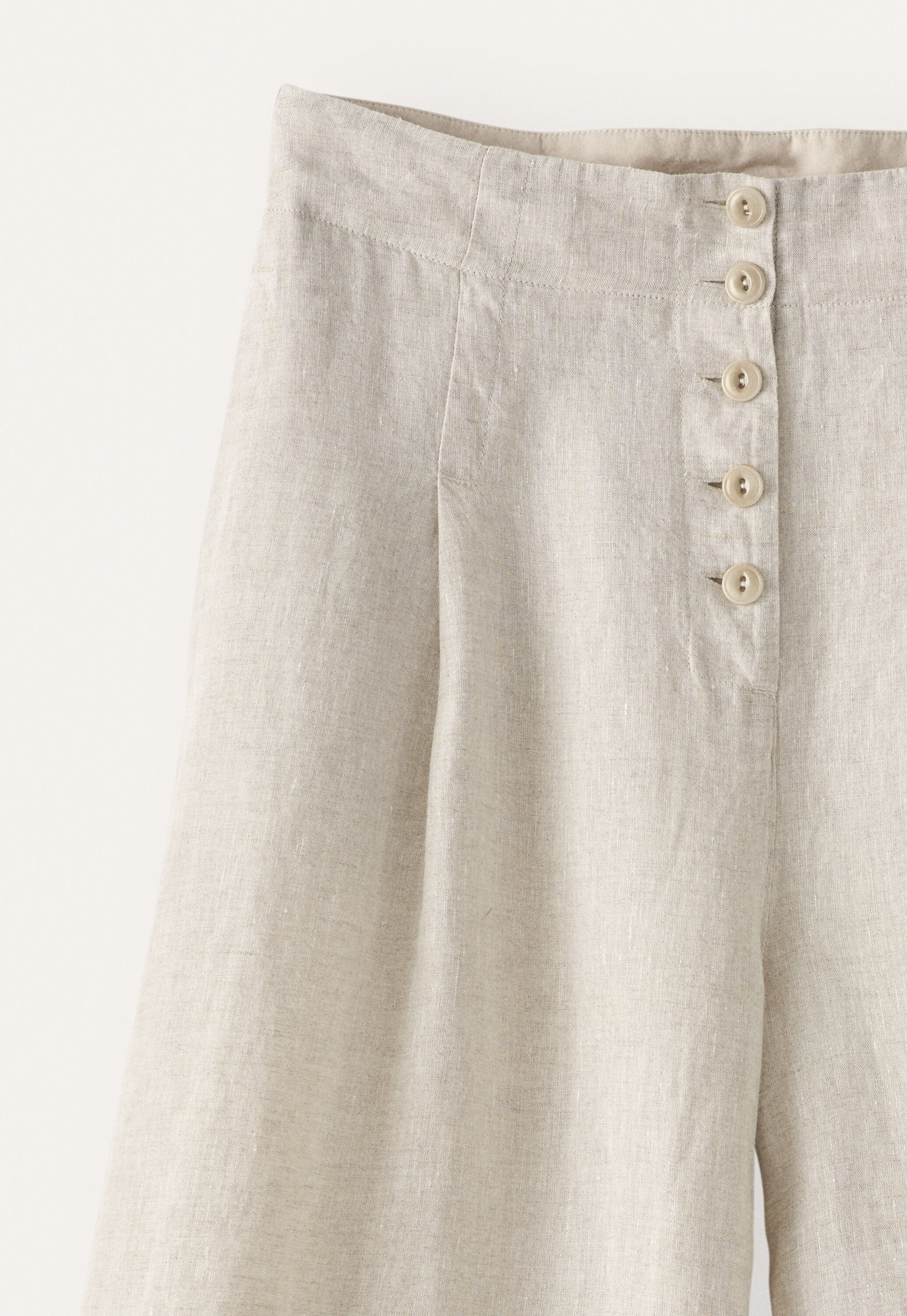 Culotte mit Faltenfront