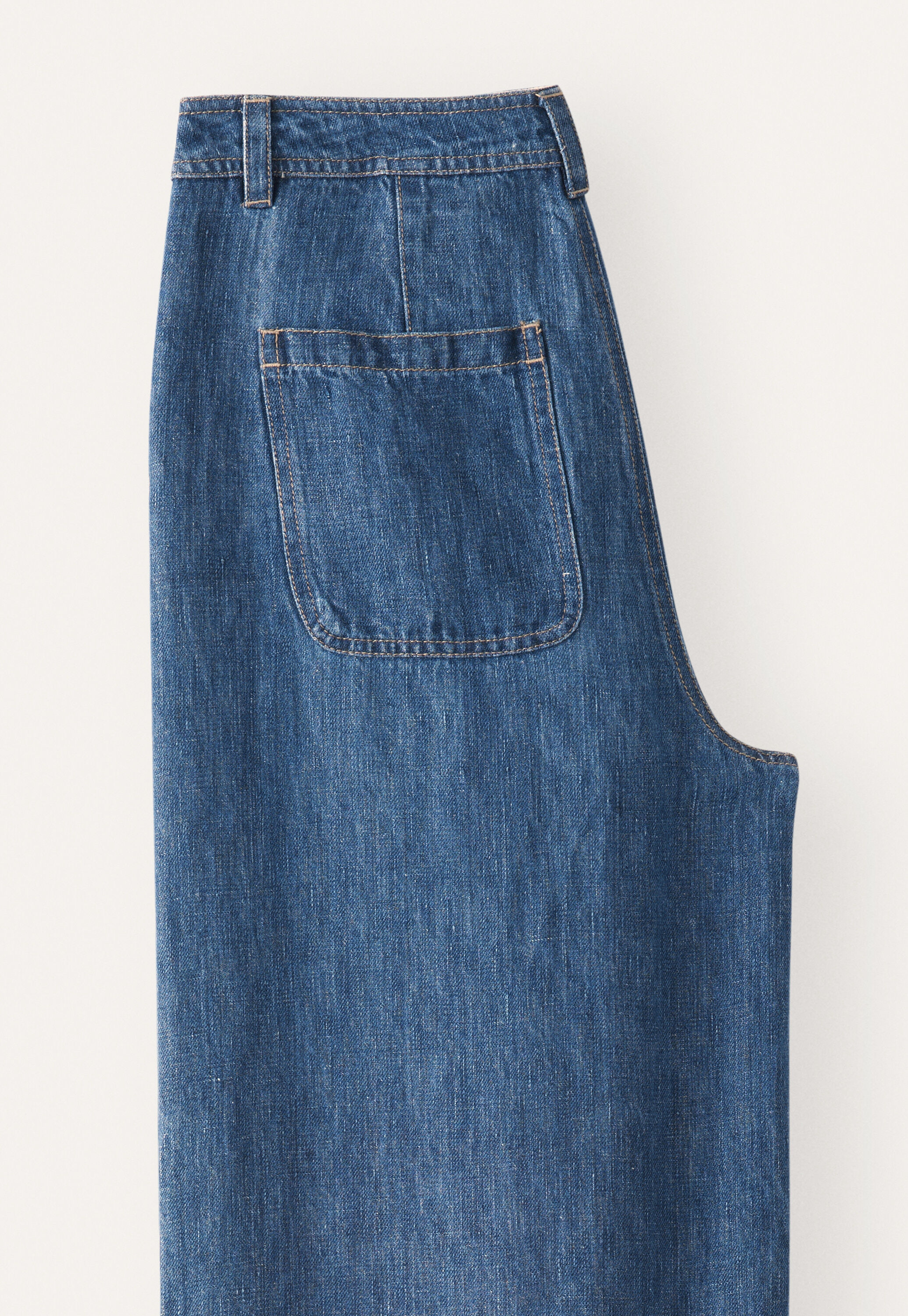 Indigo-gef&auml;rbte Jeans