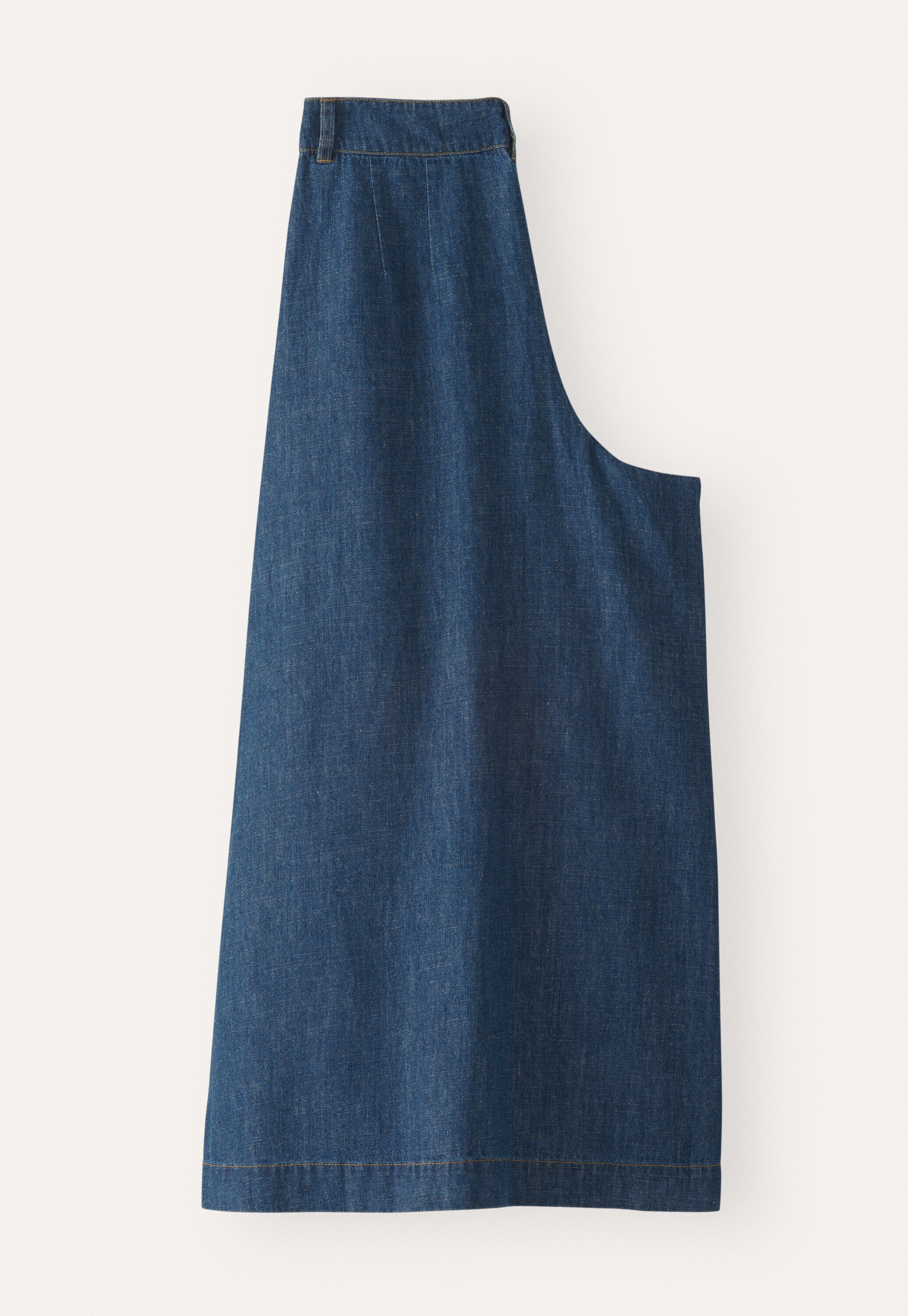 Indigo-gef&auml;rbte Culotte, Dunkles Denimblau, large