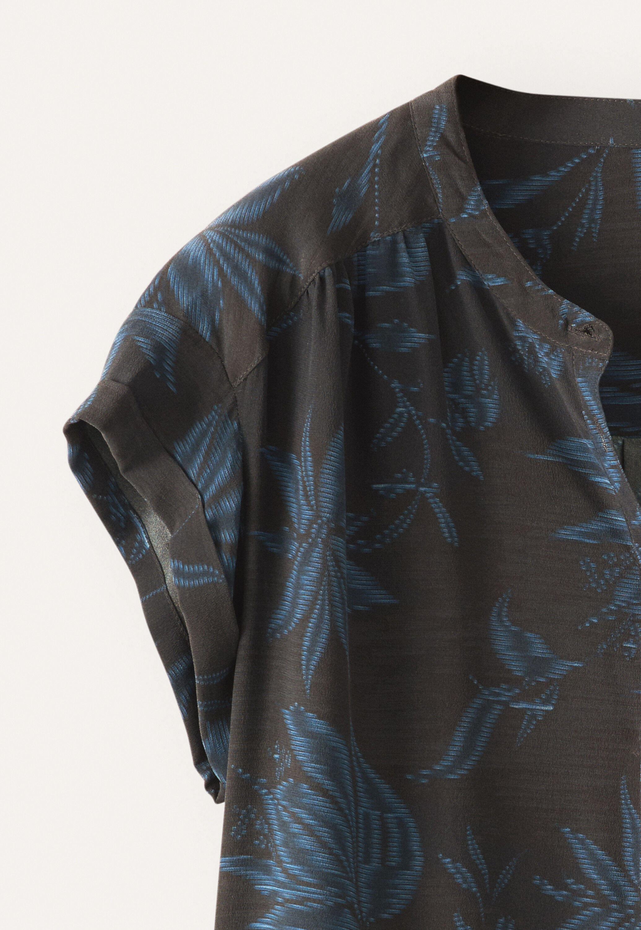 Bedruckte kastige Bluse