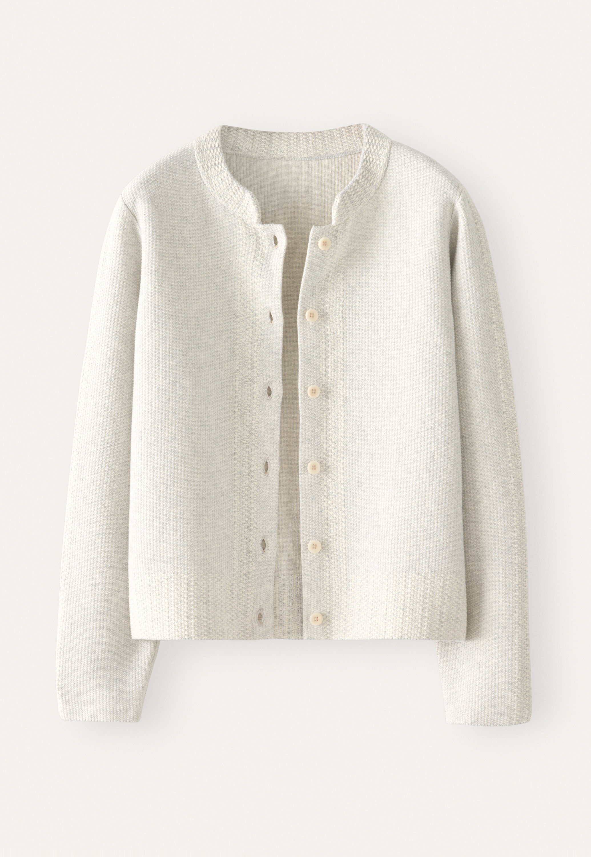Inlaymuster-Cardigan