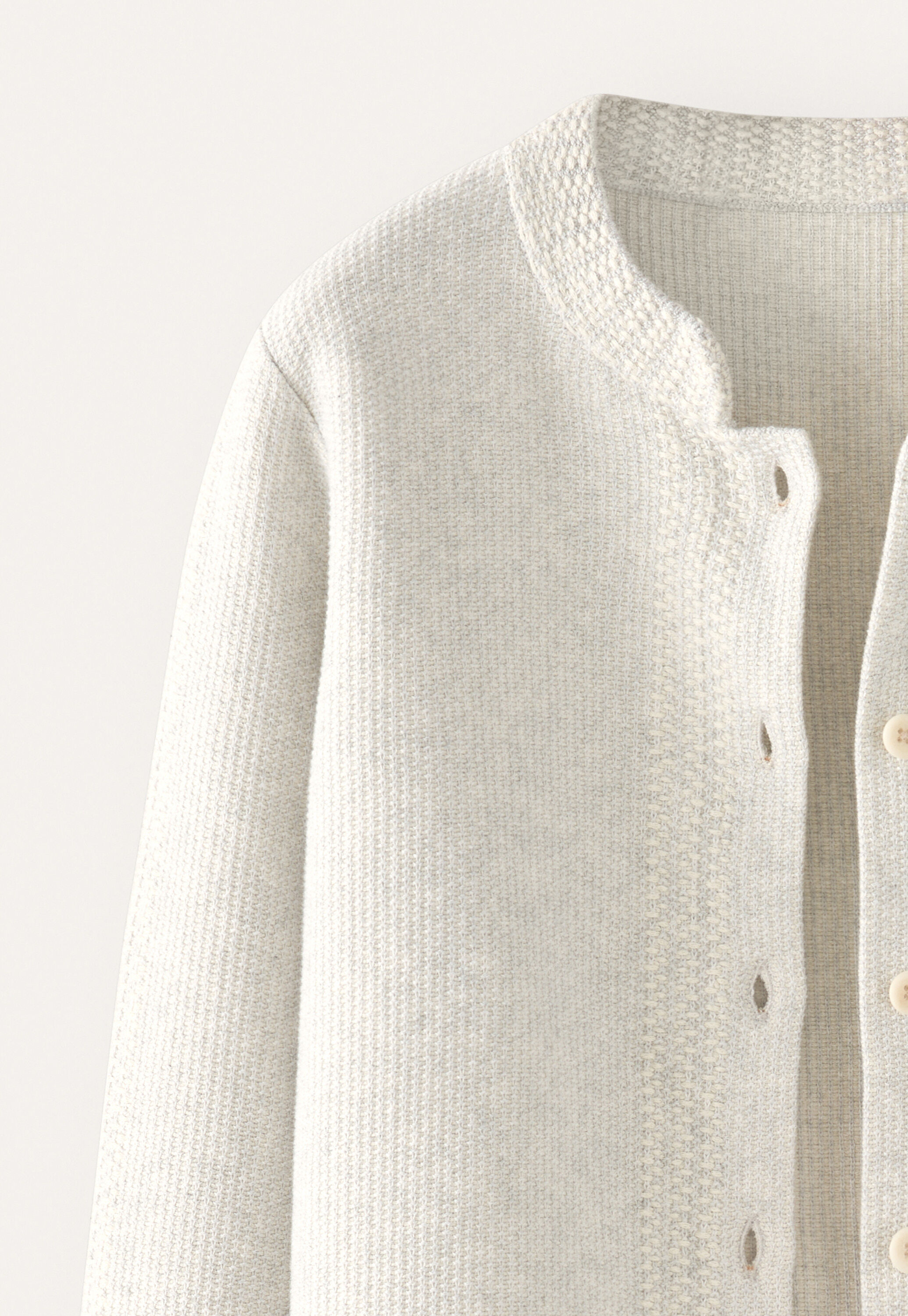 Inlaymuster-Cardigan