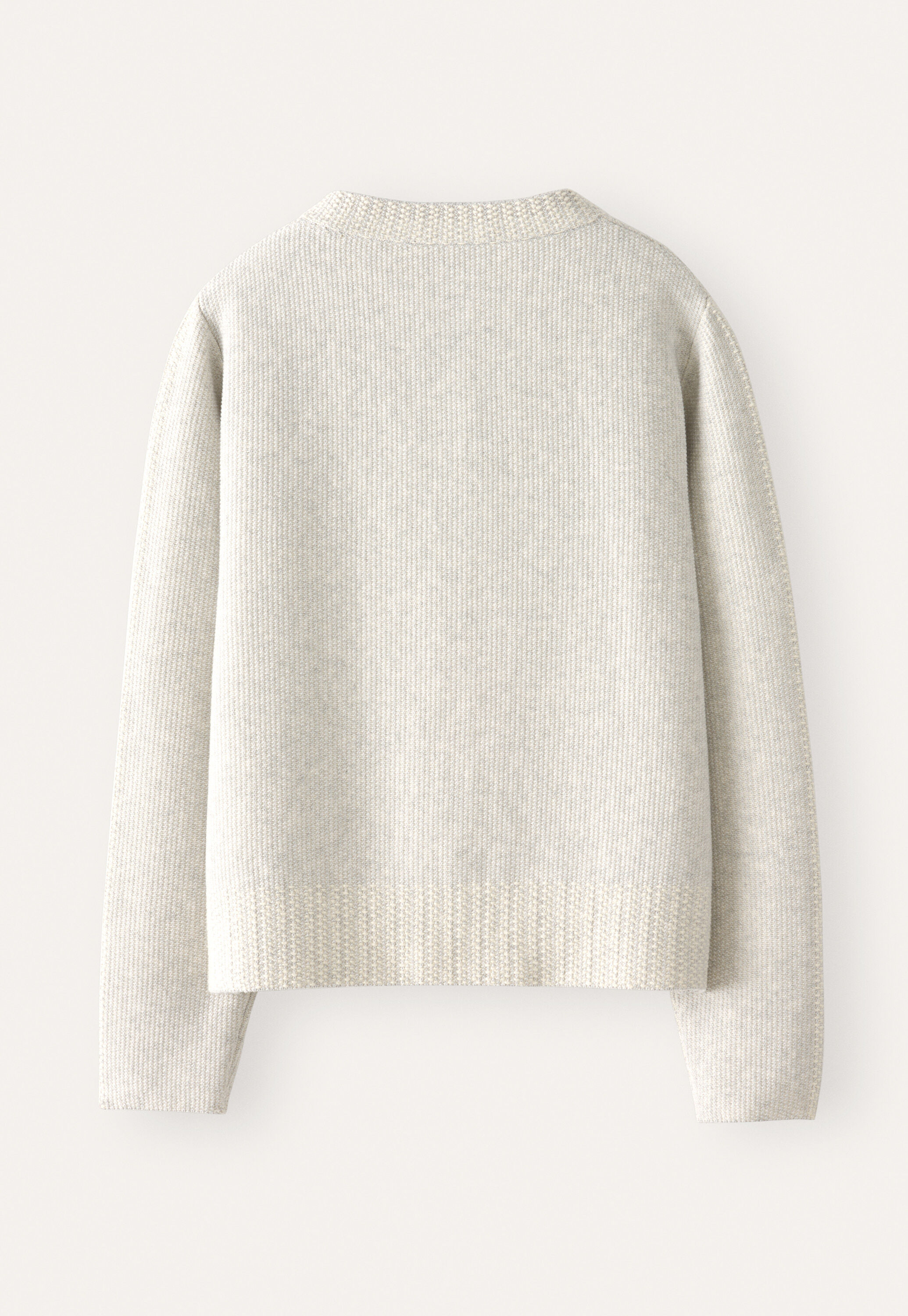 Inlaymuster-Cardigan