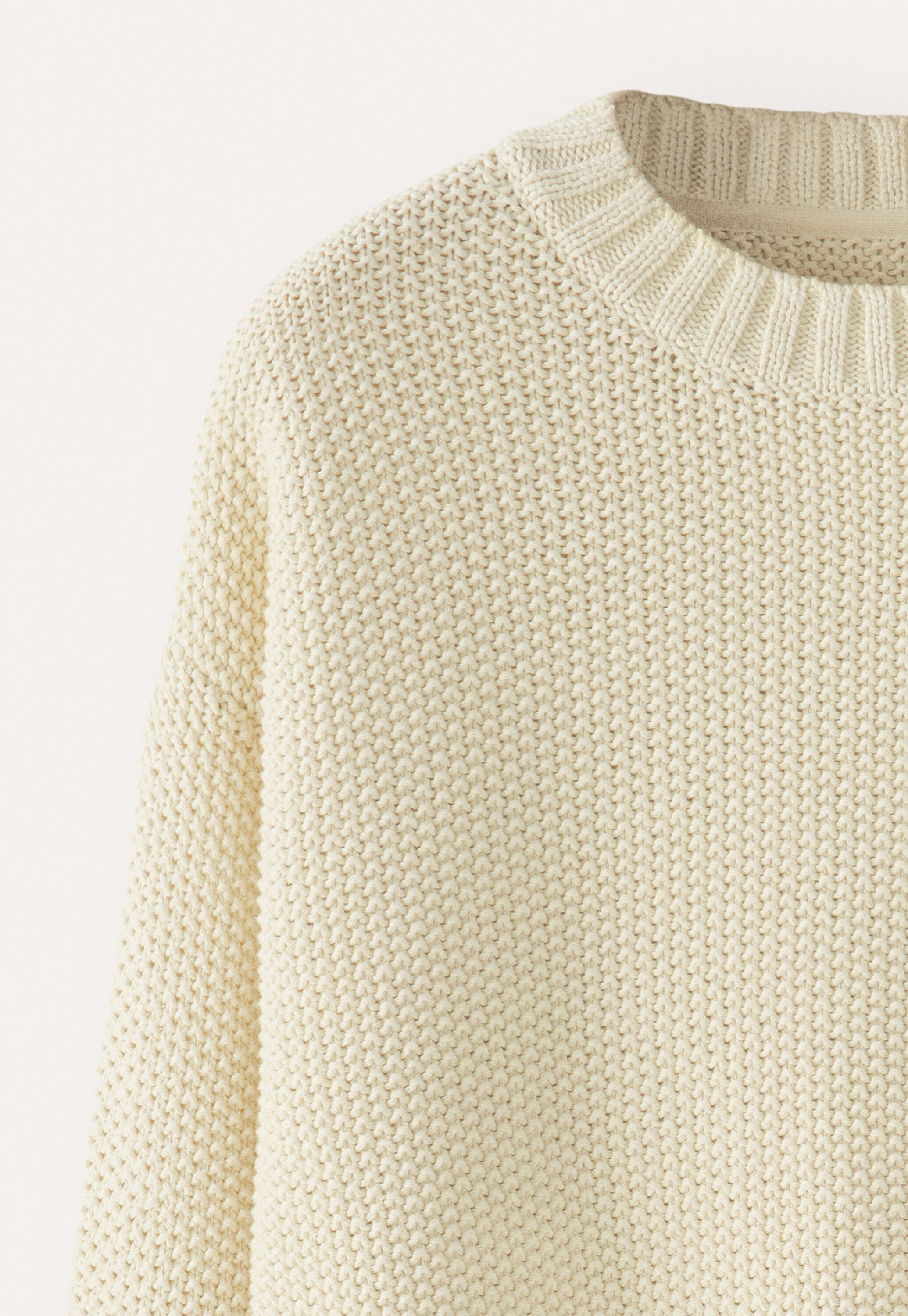 Perlmuster-Pullover