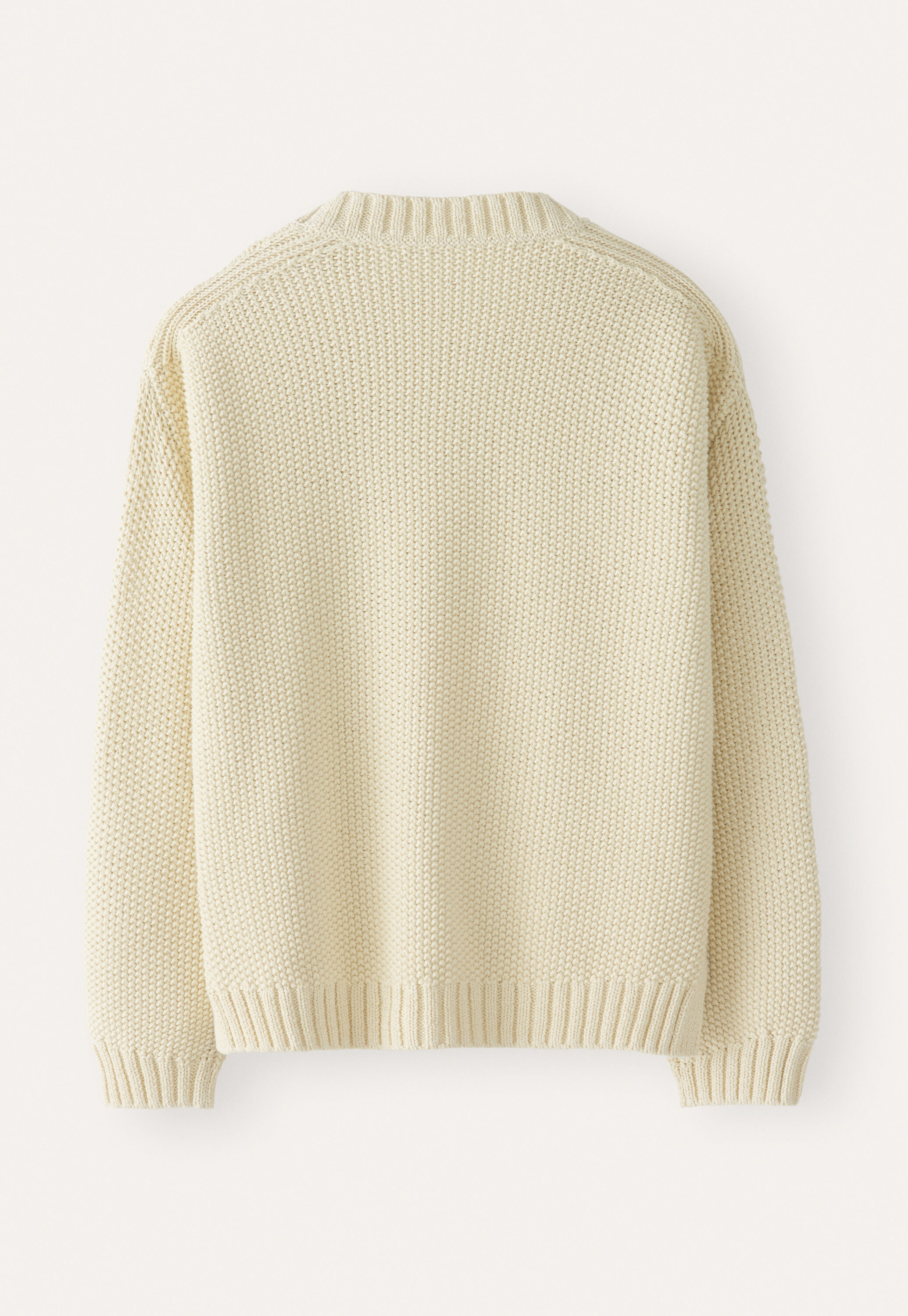 Perlmuster-Pullover