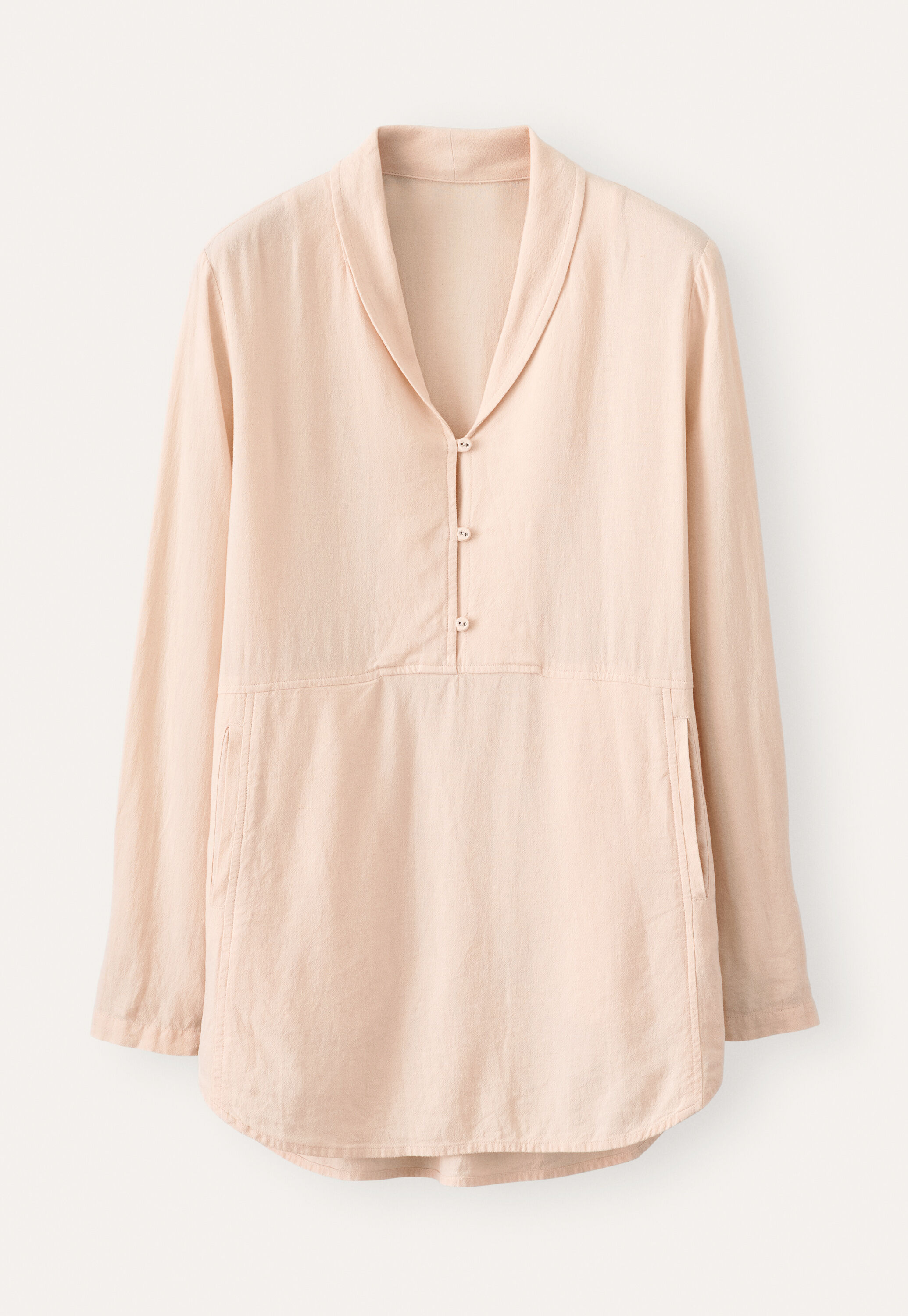 Bluse mit Schalkragen