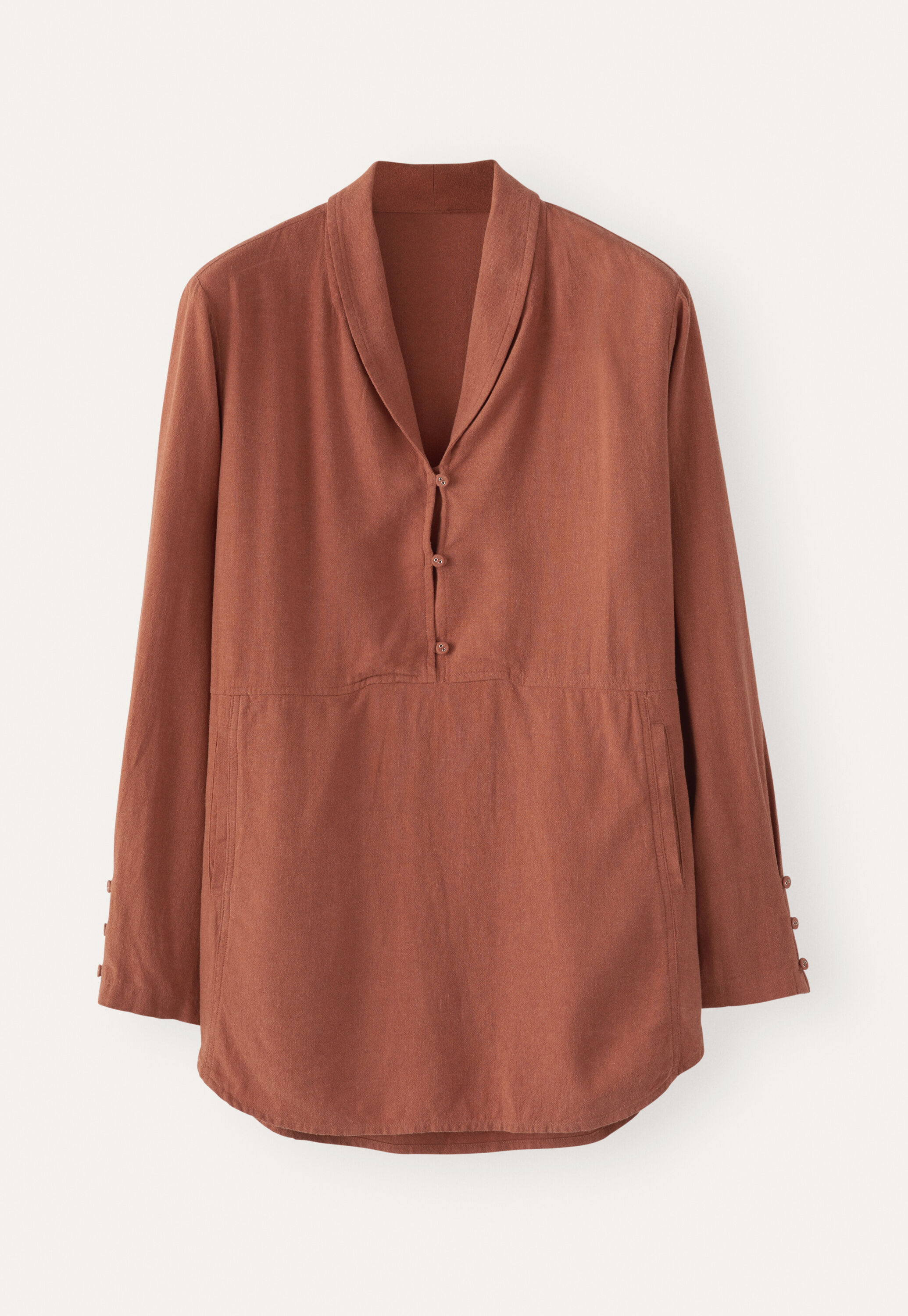 Bluse mit Schalkragen