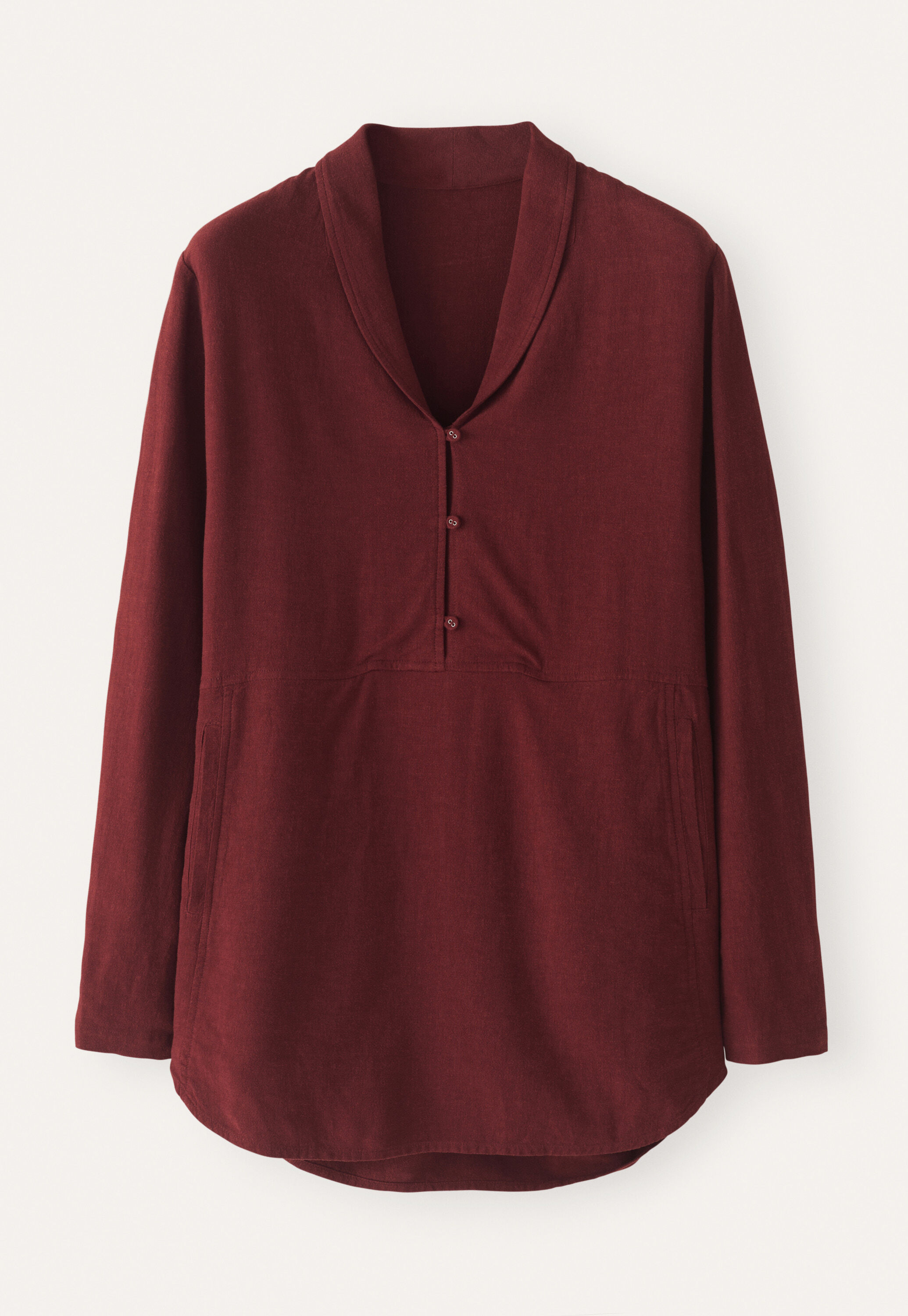 Bluse mit Schalkragen