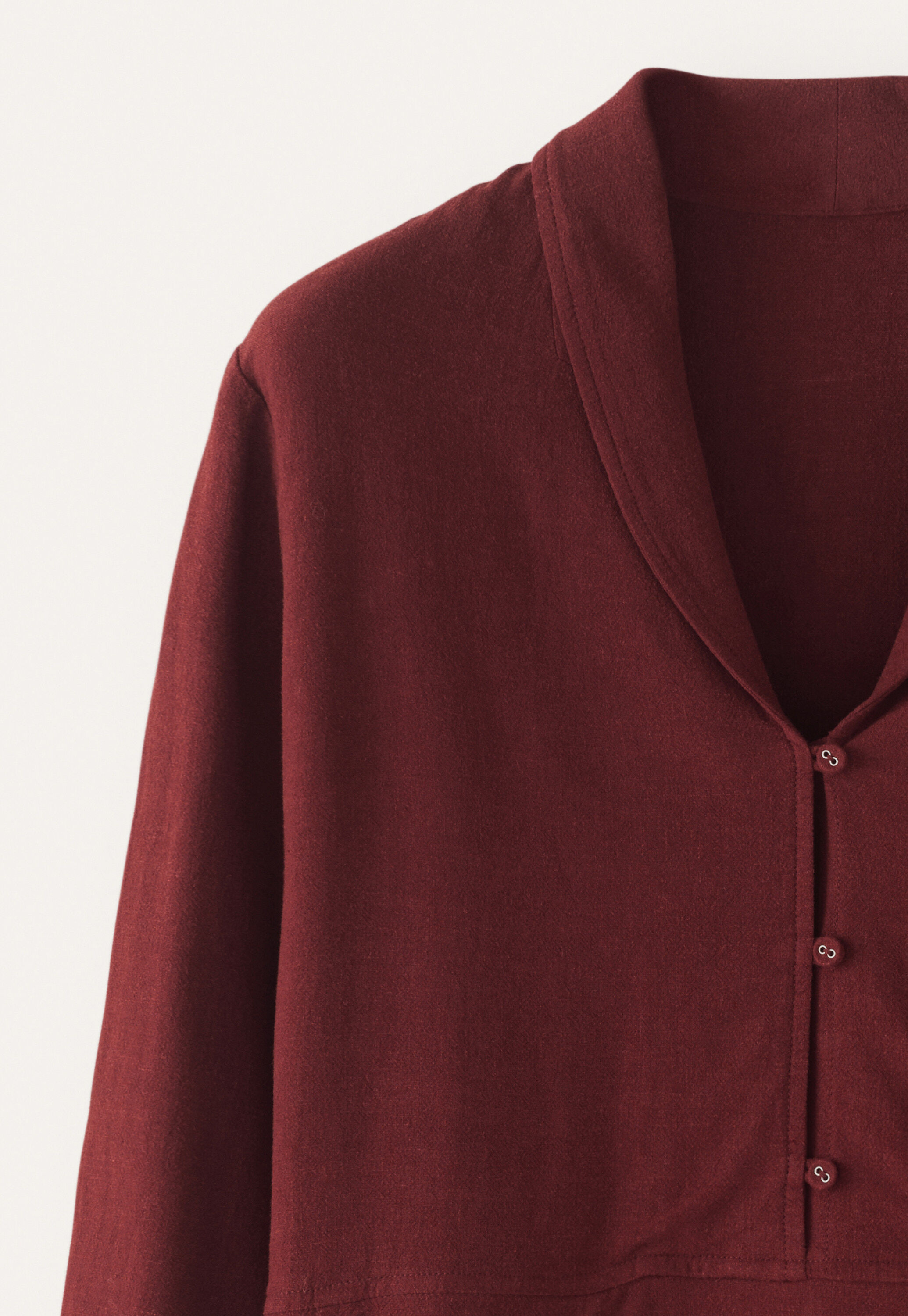Bluse mit Schalkragen