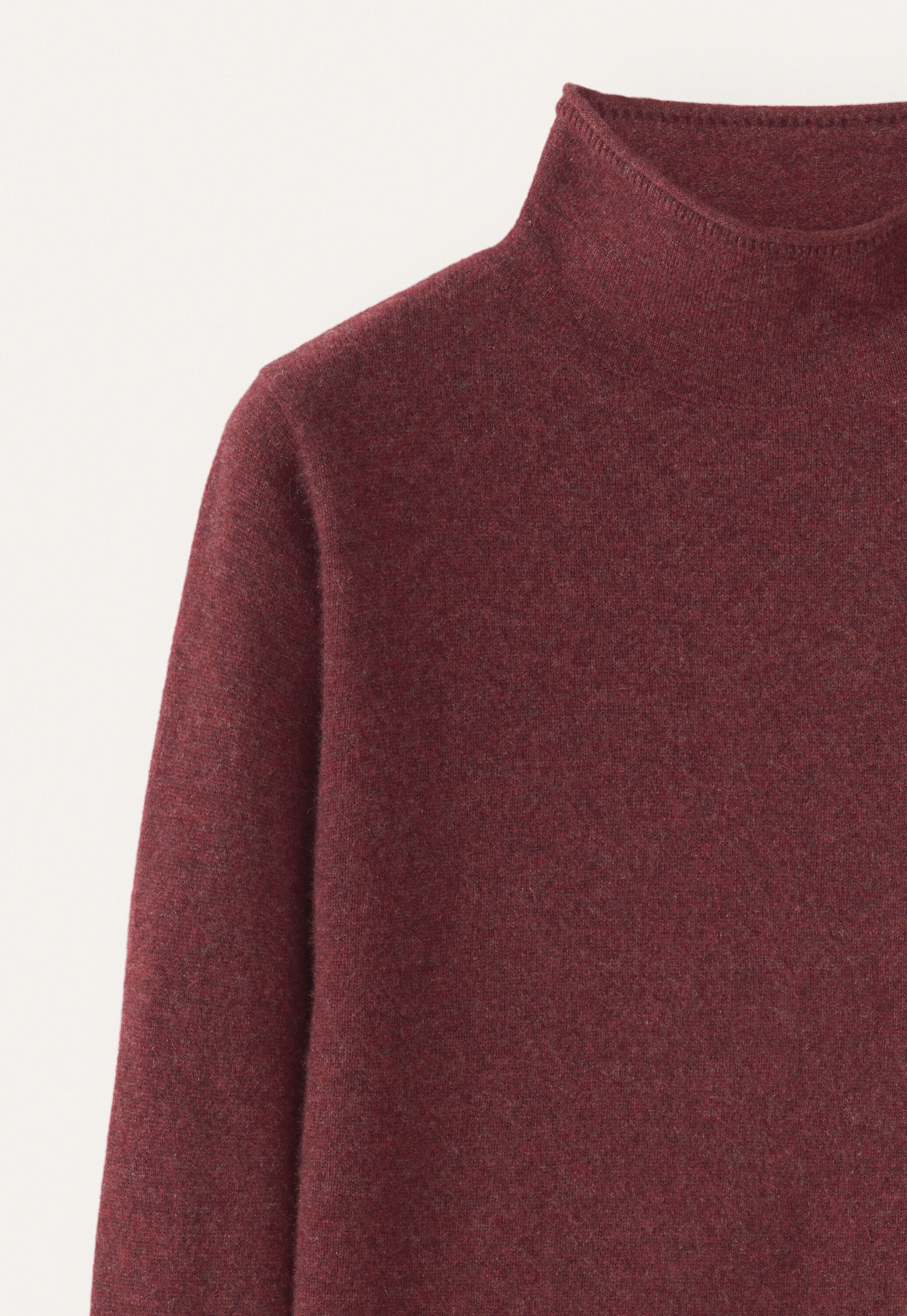 Pullover mit hohem Kragen