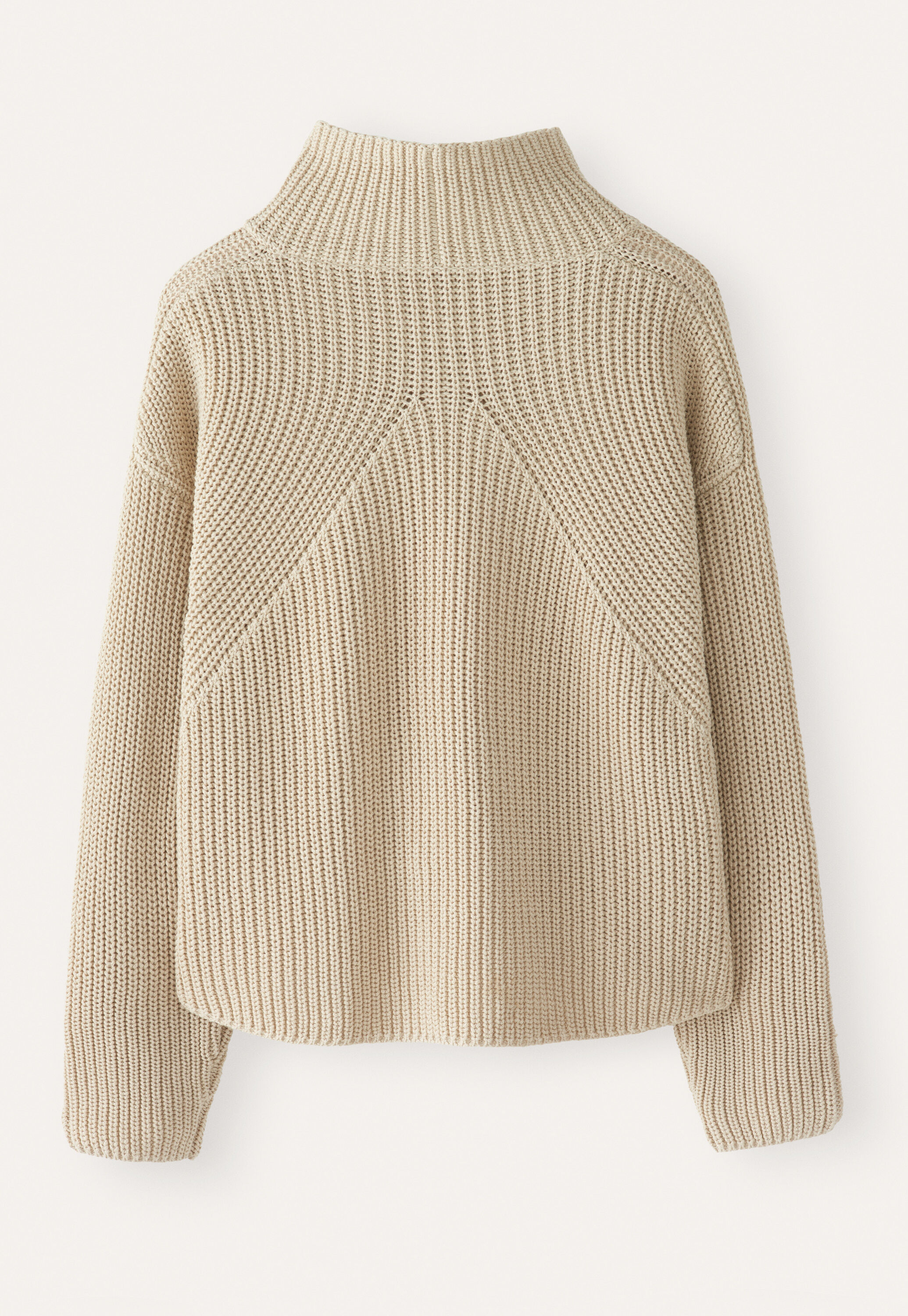 Pullover mit Trichterkragen