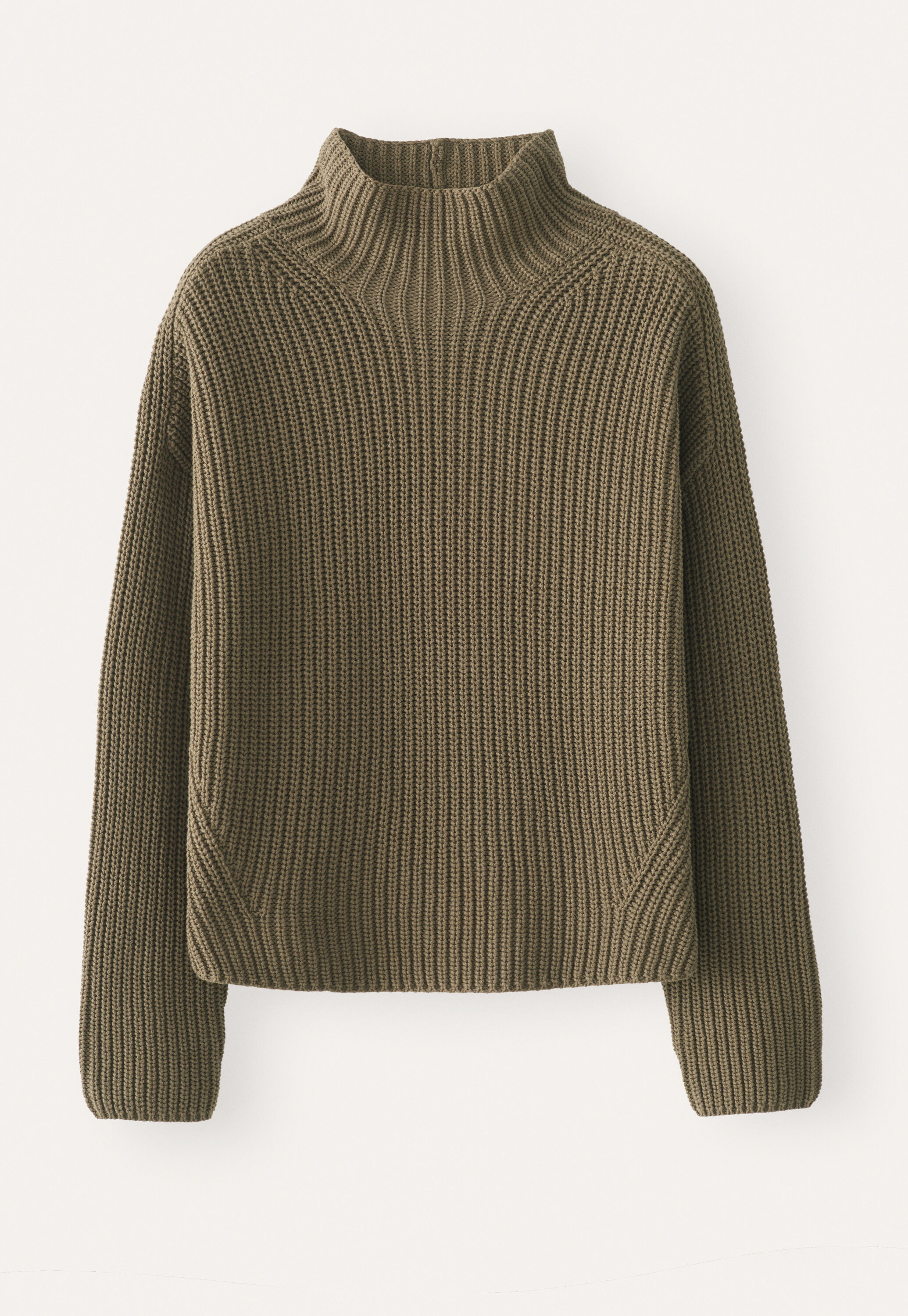 Pullover mit Trichterkragen