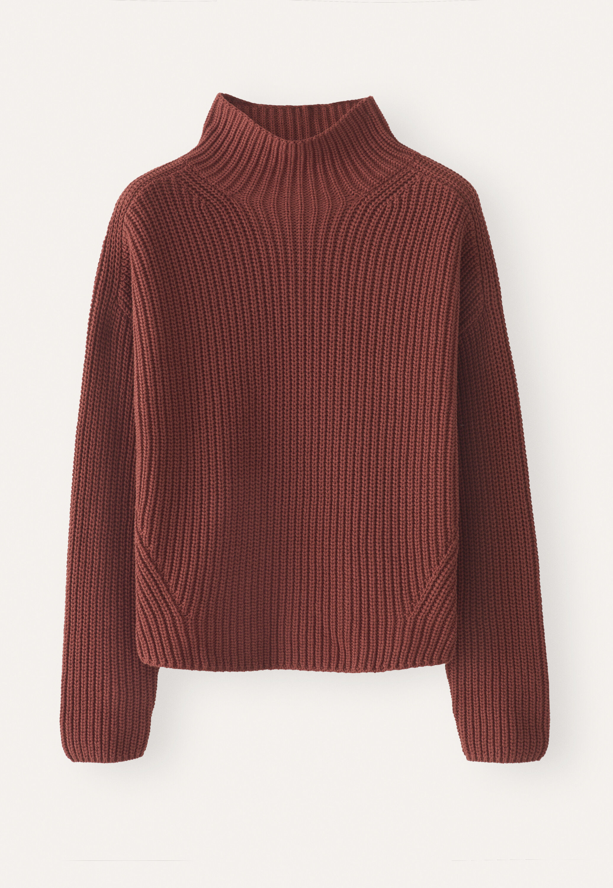 Pullover mit Trichterkragen
