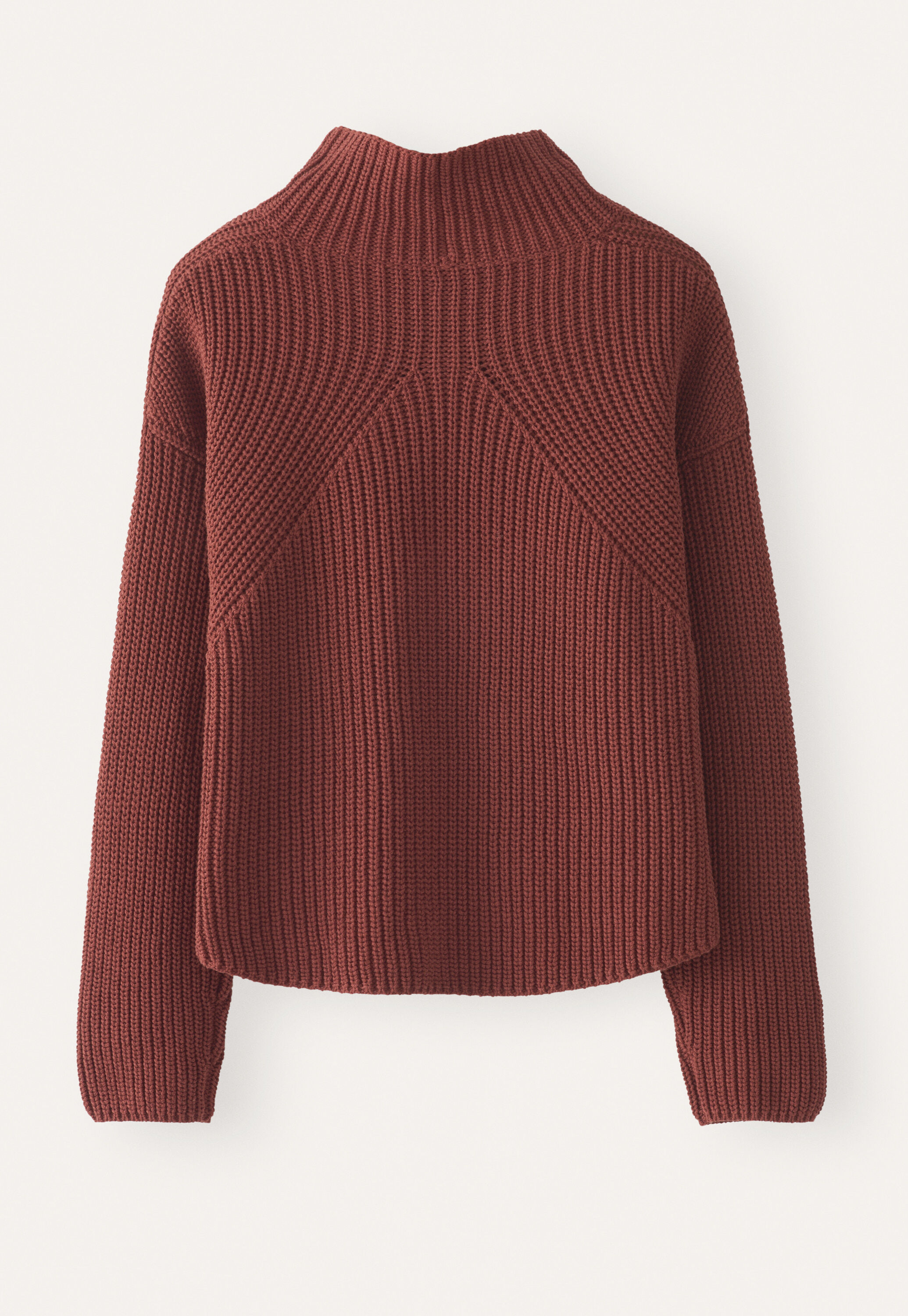 Pullover mit Trichterkragen