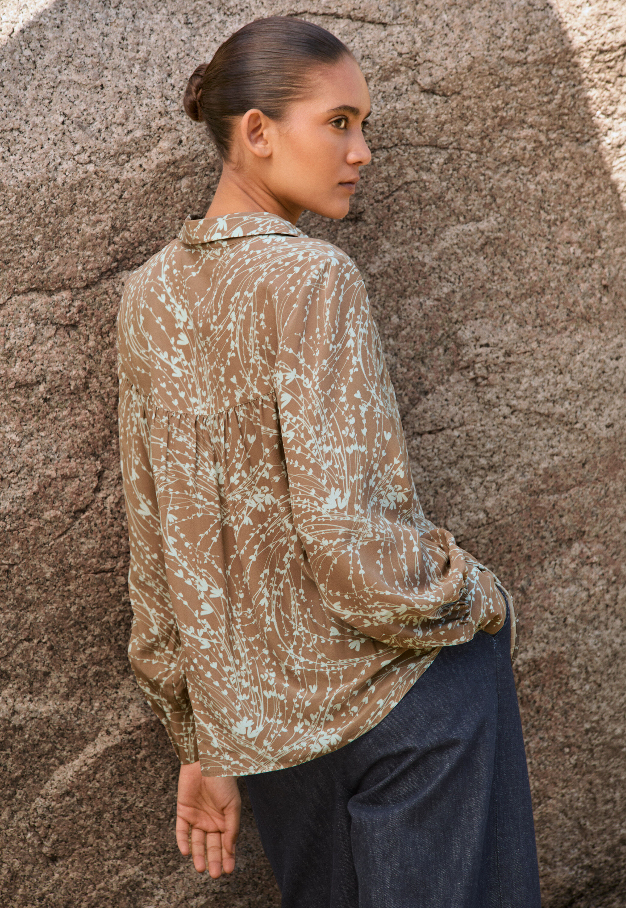 Bedruckte Bluse