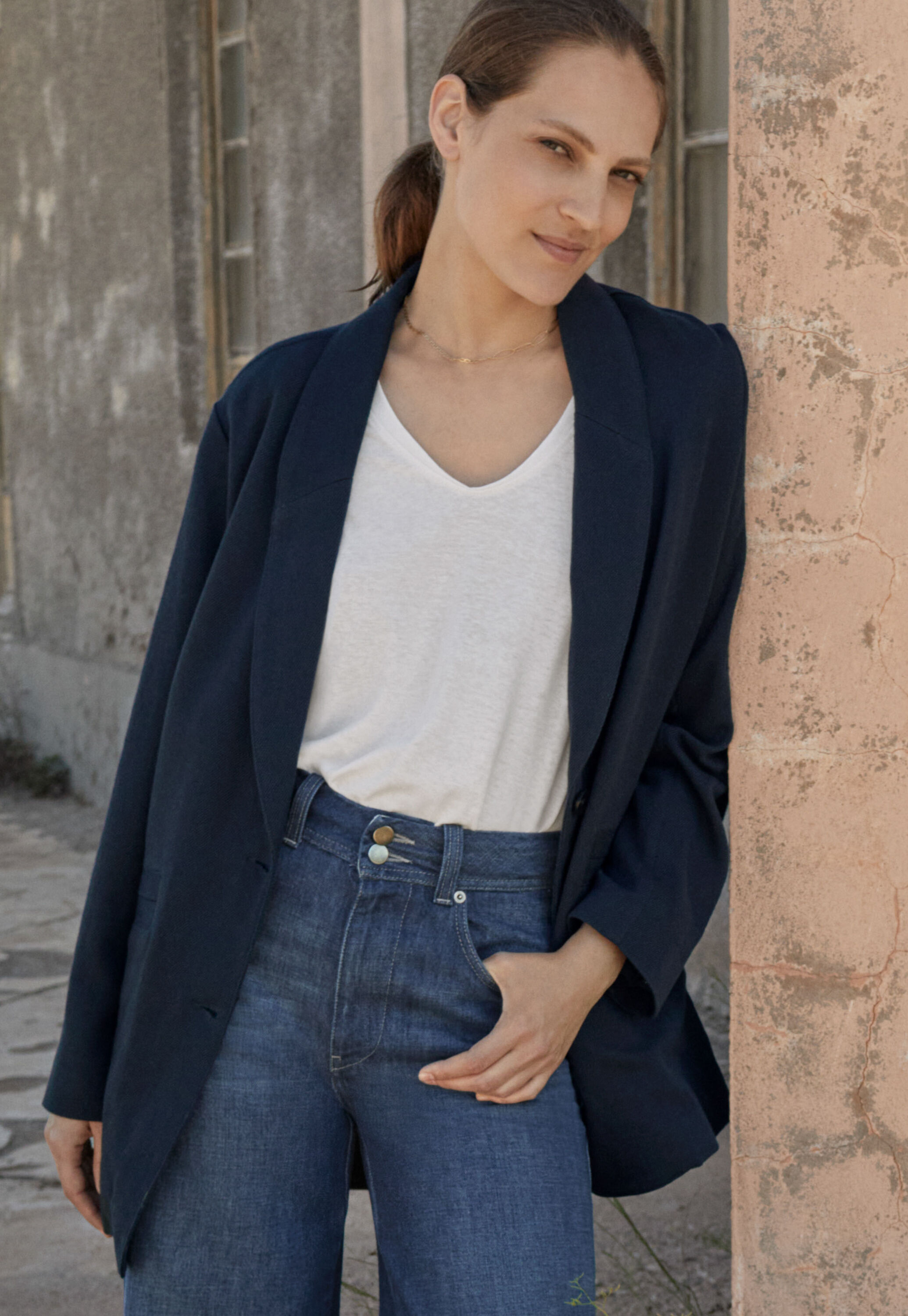 Langer Blazer