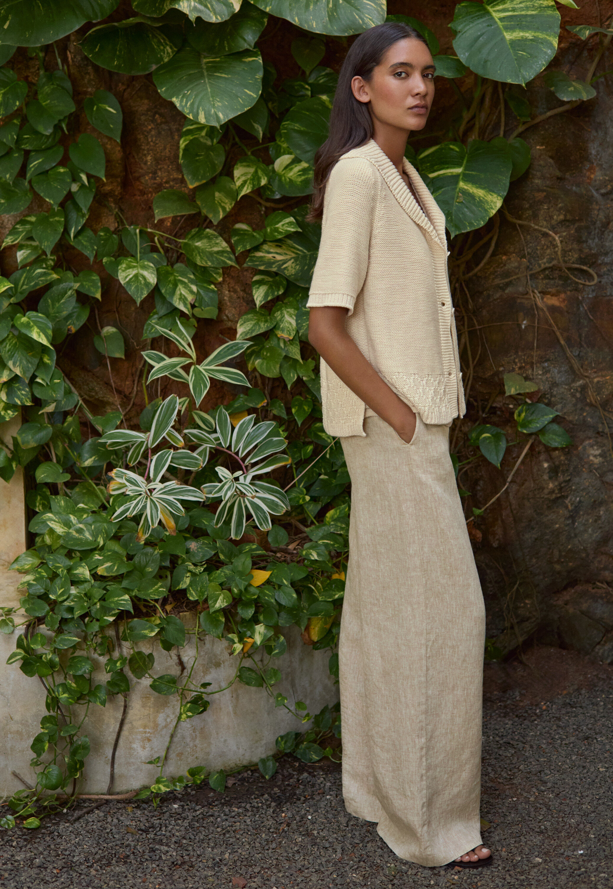 Schalkragen-Cardigan