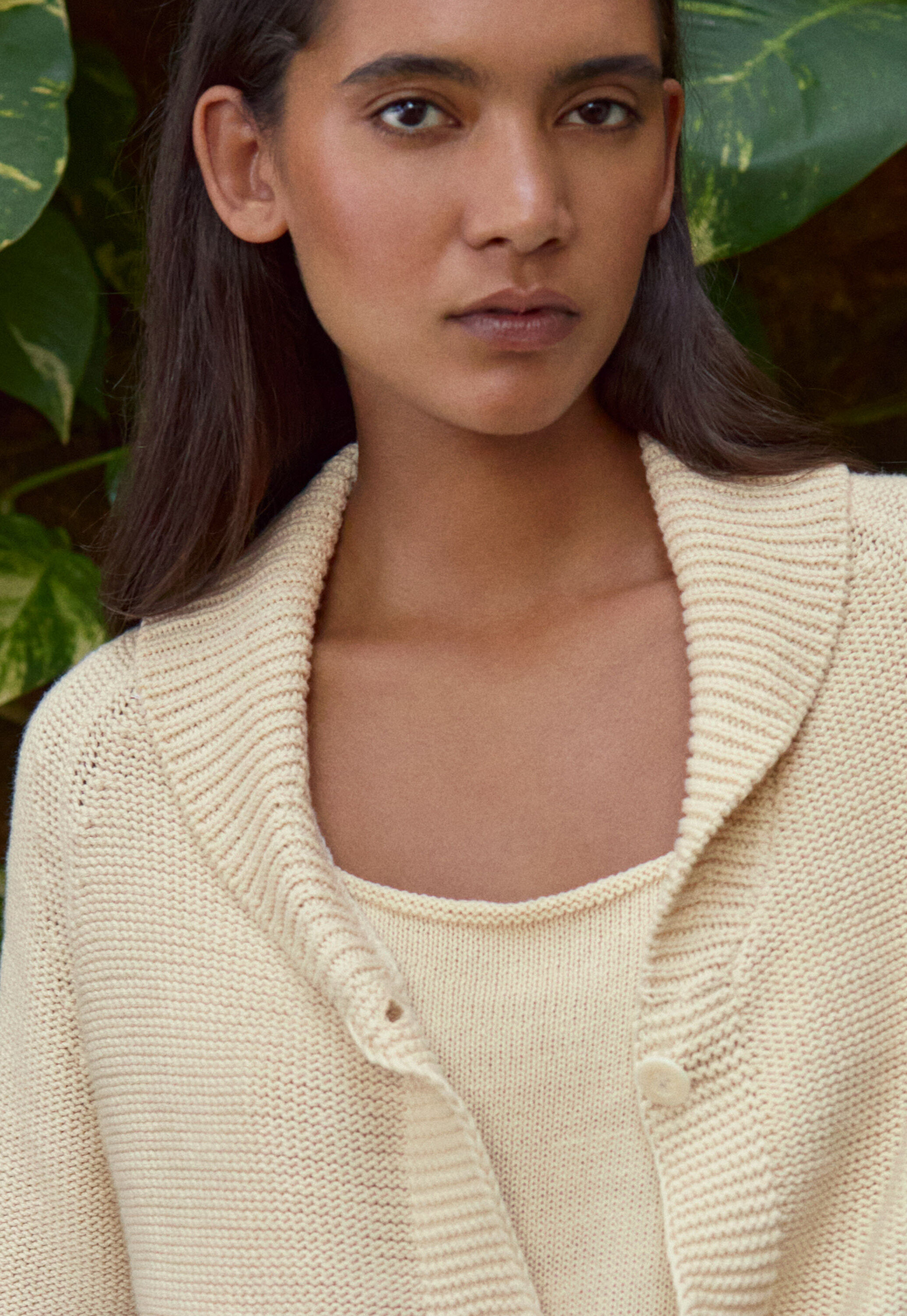 Schalkragen-Cardigan