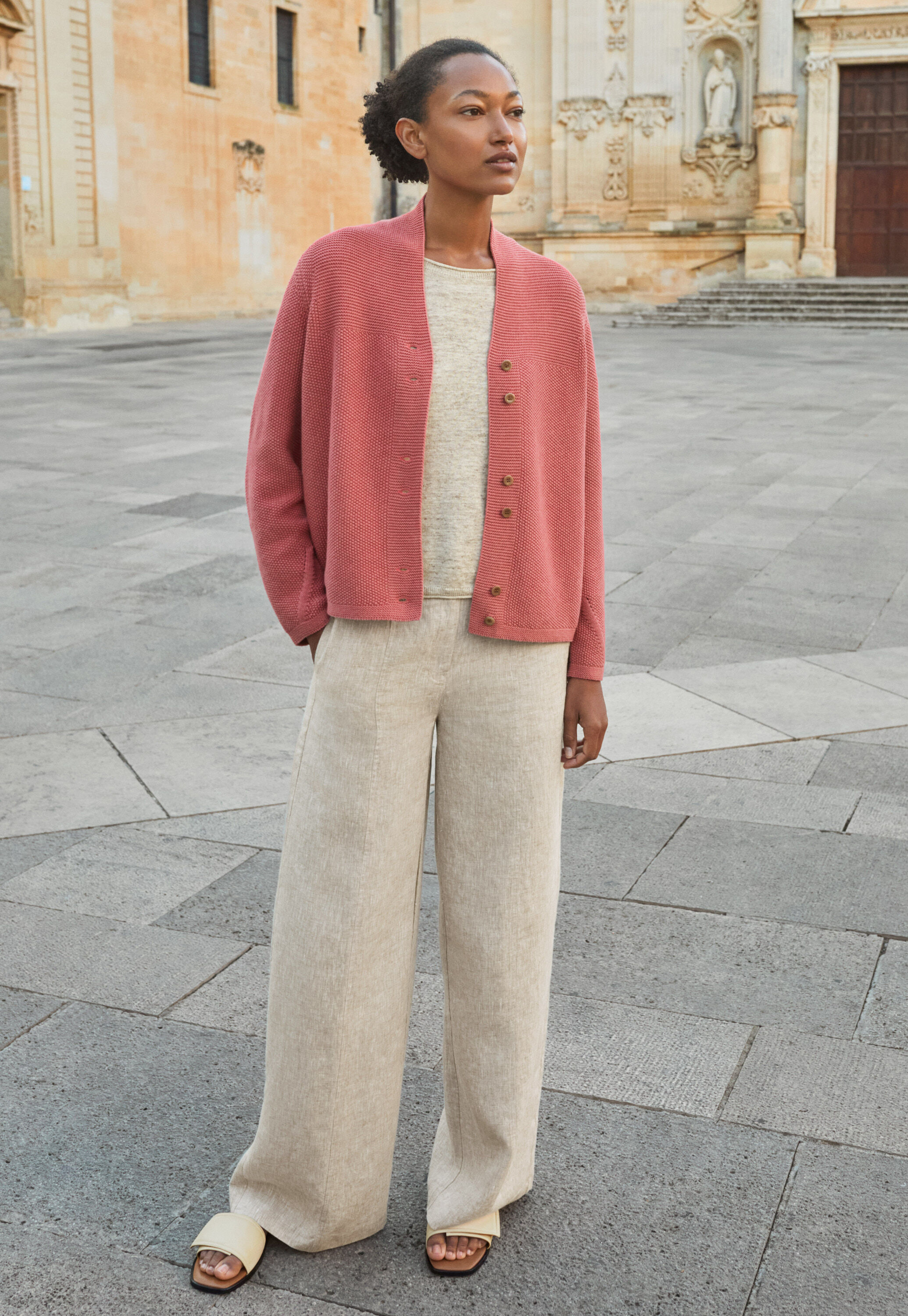 Cardigan mit Knopfleiste