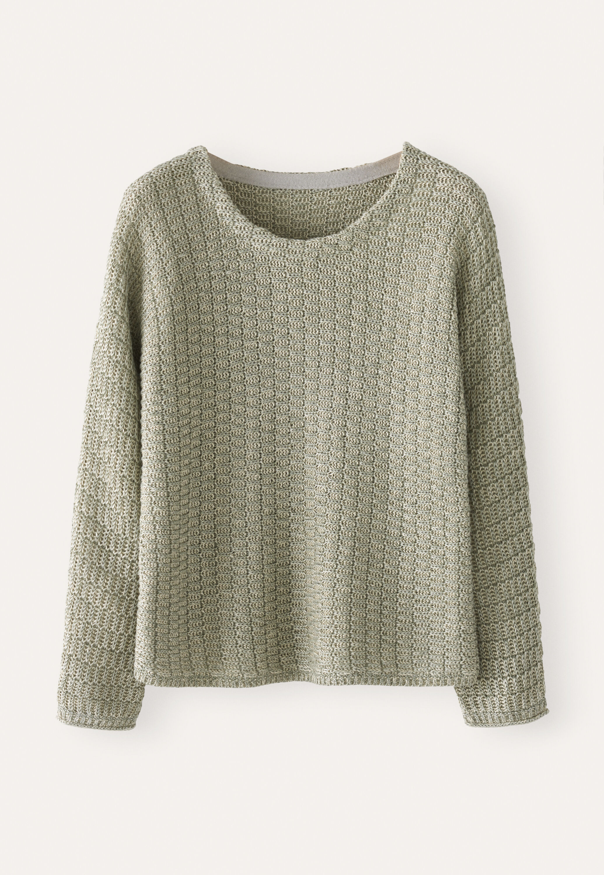 Gerippter Pullover