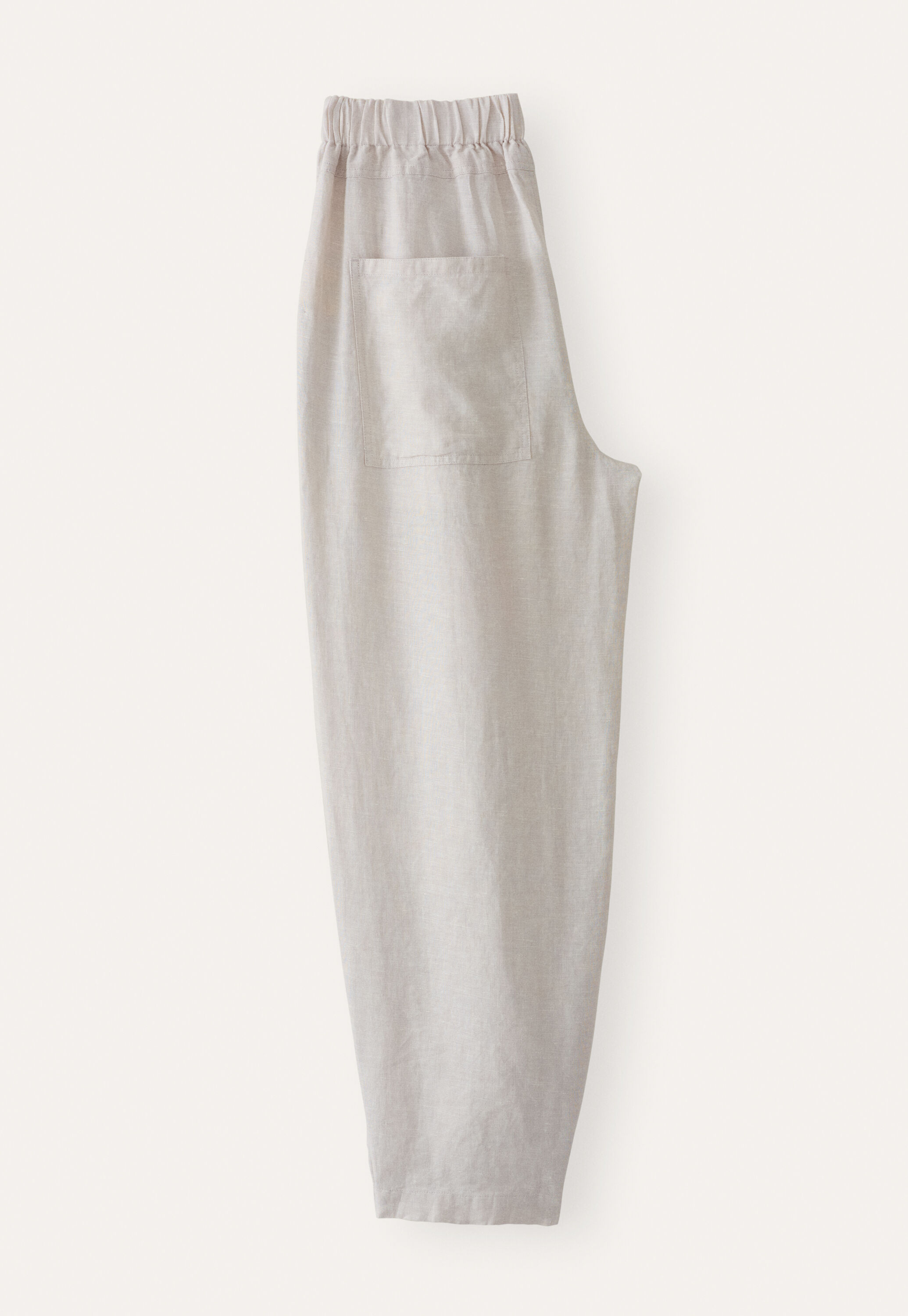 K&uuml;rzer geschnittene Bundfaltenhose