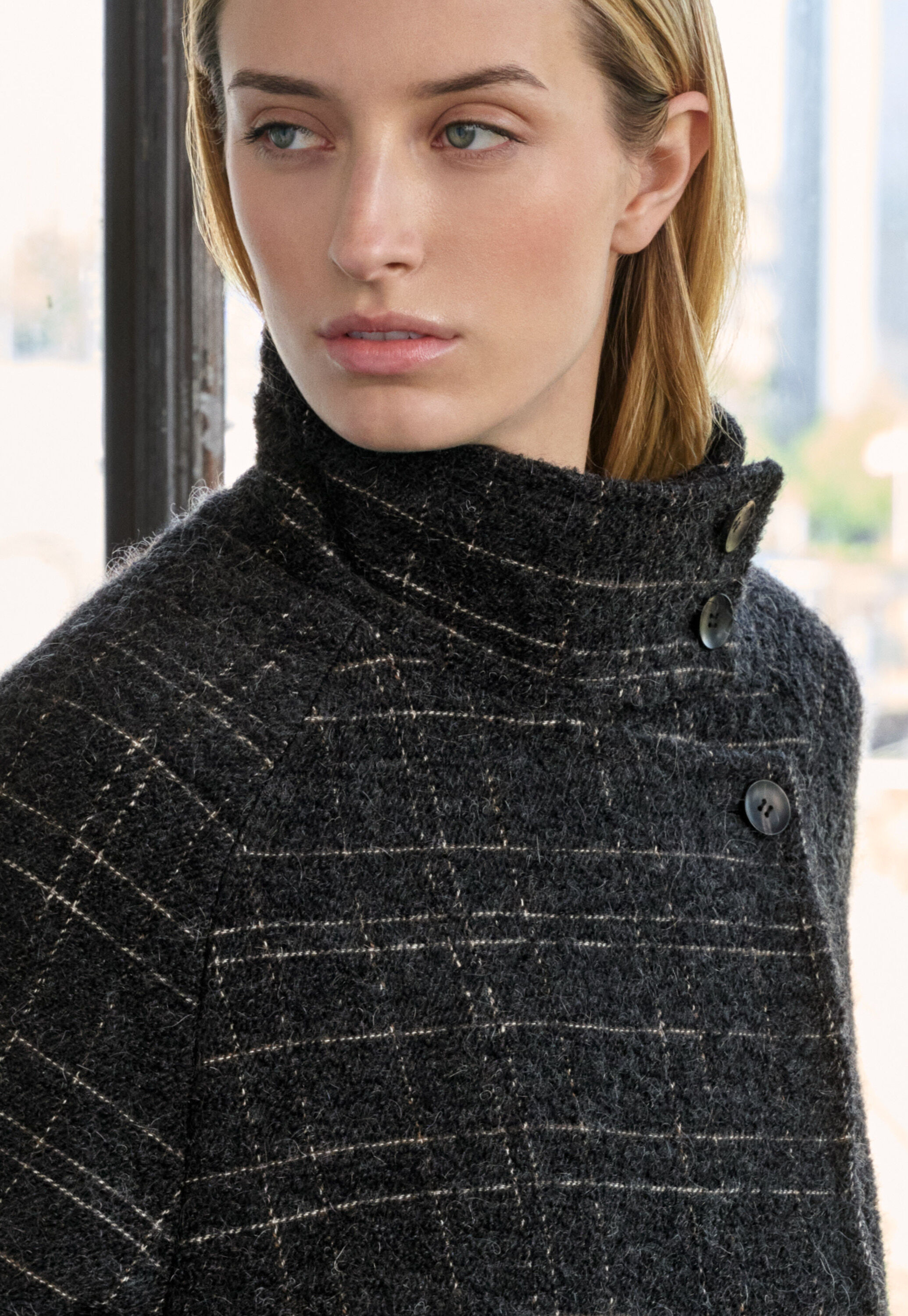 Karierte Jacke