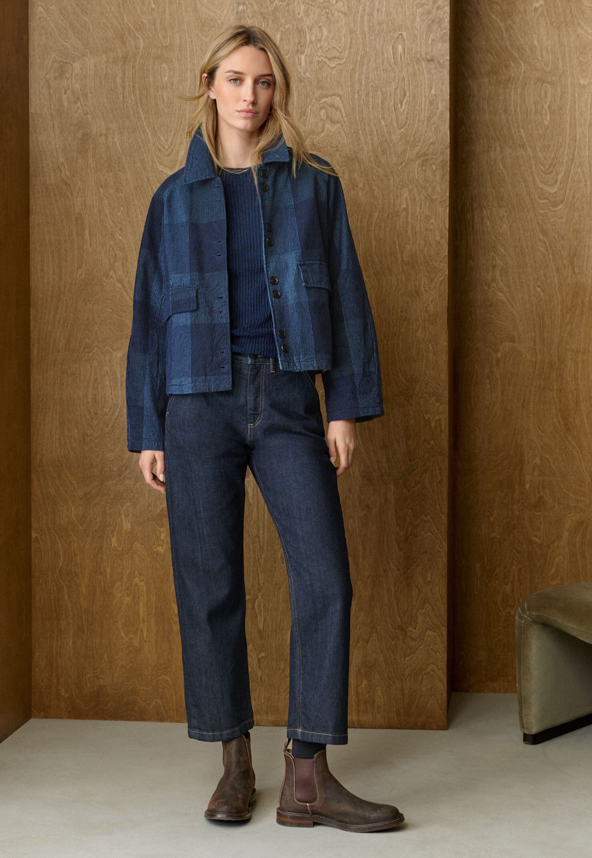 K&uuml;rzere Denim-Jeans