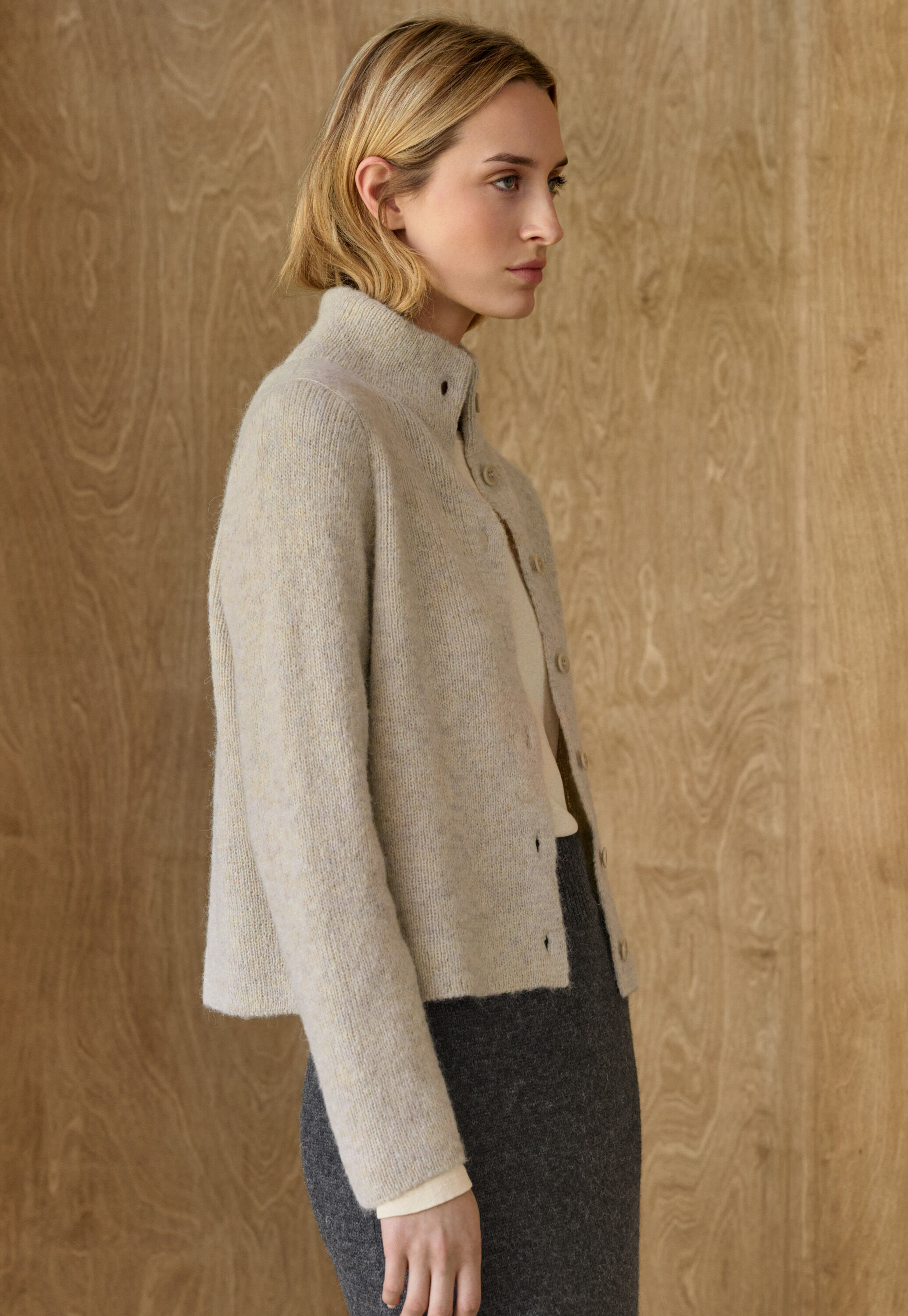 Korbmuster-Pullover