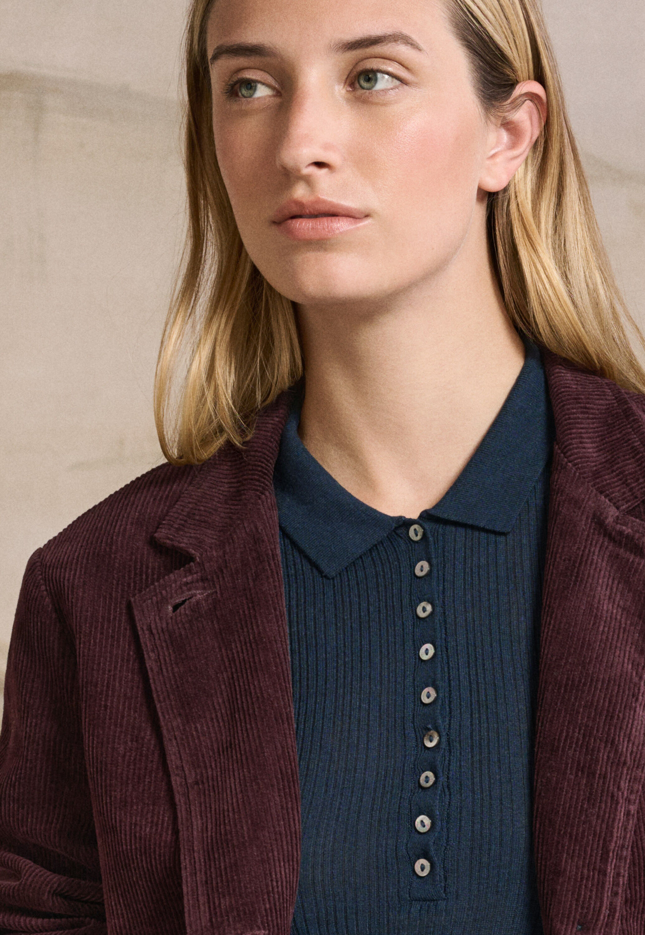 Jacke mit aufgesetzten Taschen
