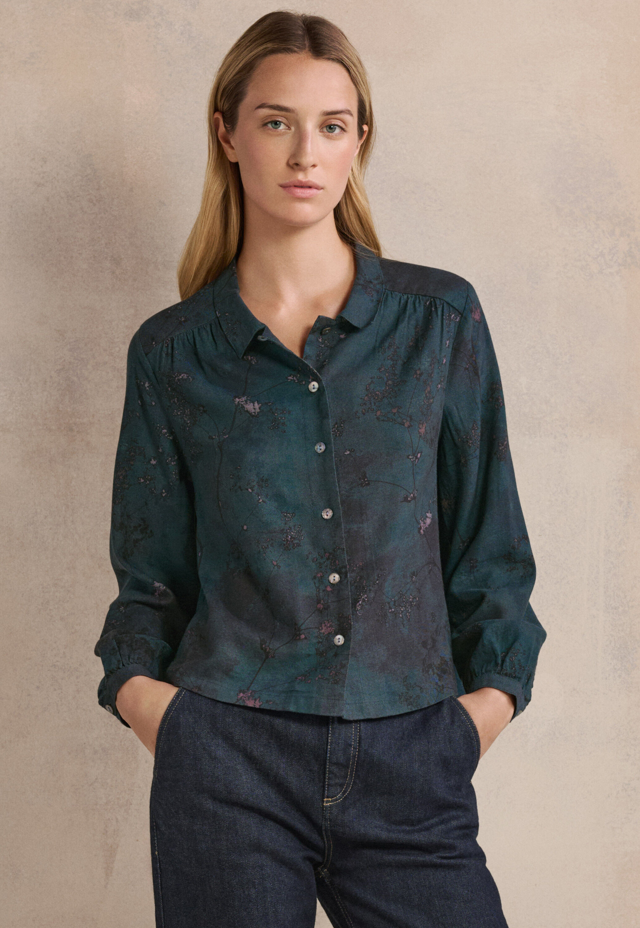 Bluse mit Print